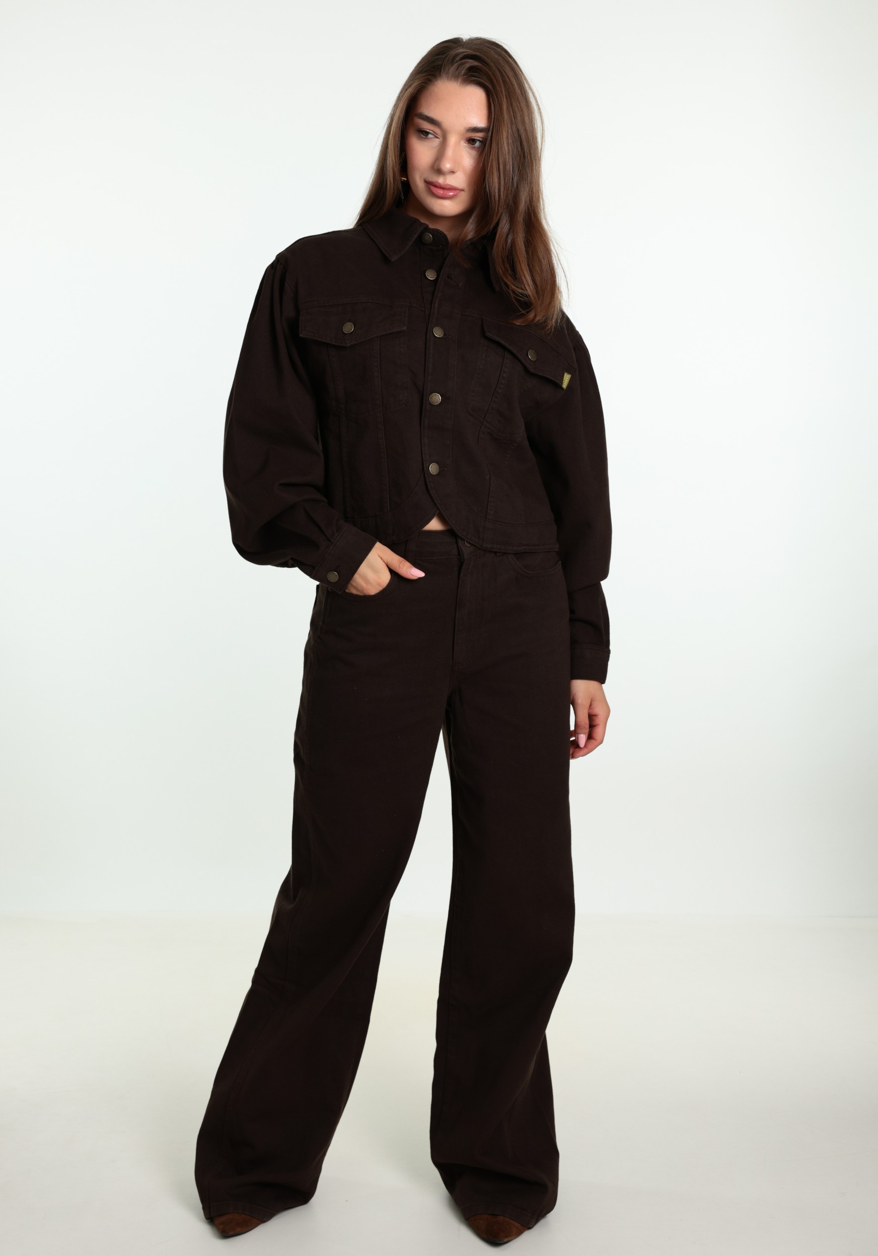 Harper & Yve Jeans Mayra AW6D101 Donker bruin