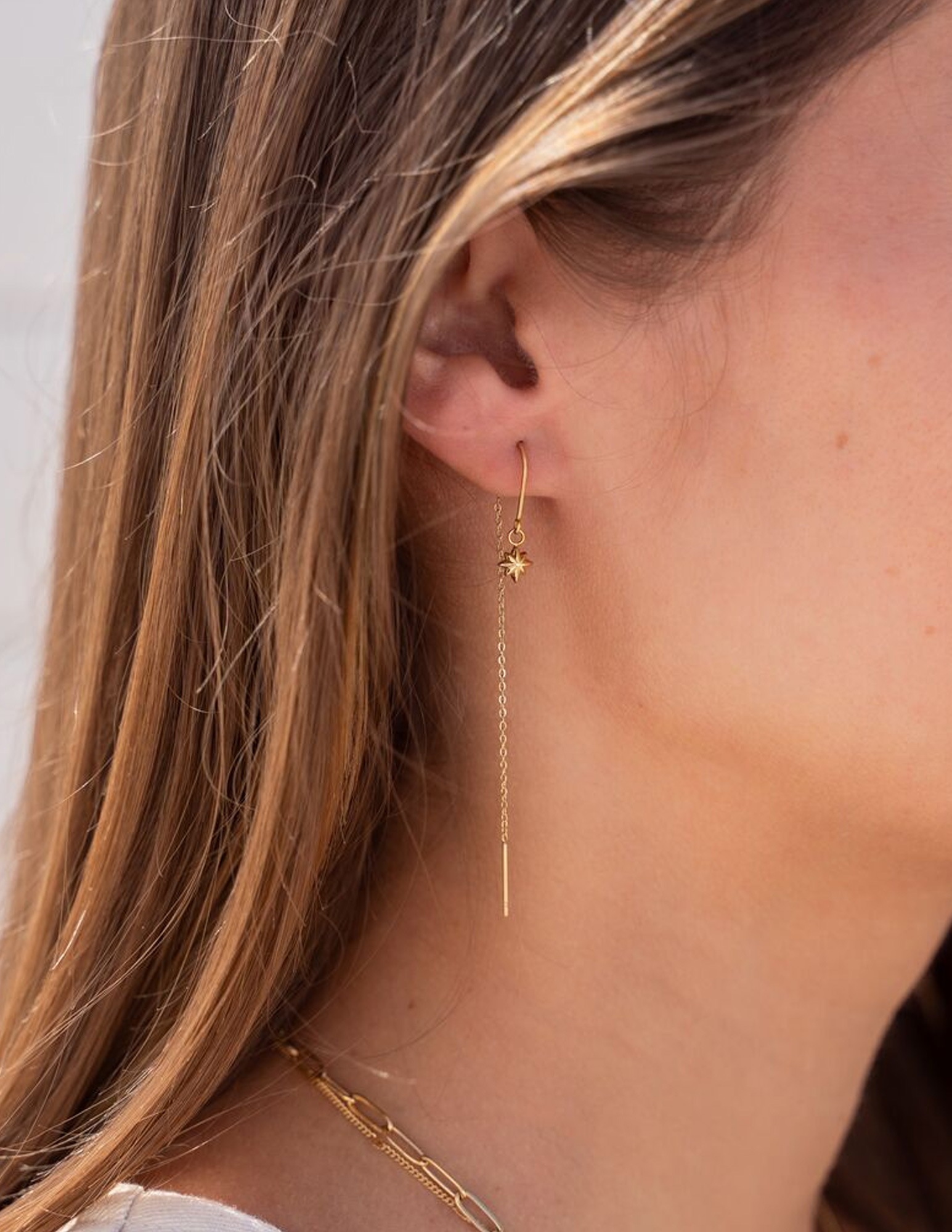 My Jewellery Oorhangers met ster MJ11487 Zilver