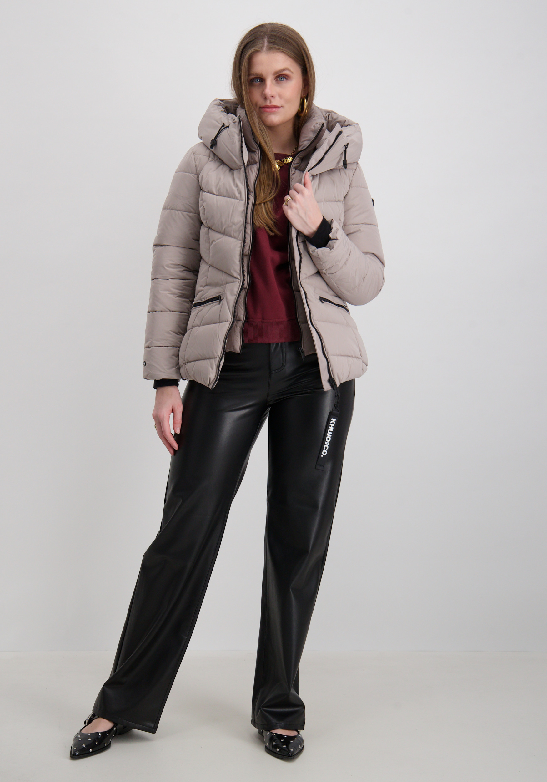 KHUJO Winterjas Hersch 1095JK253 Beige