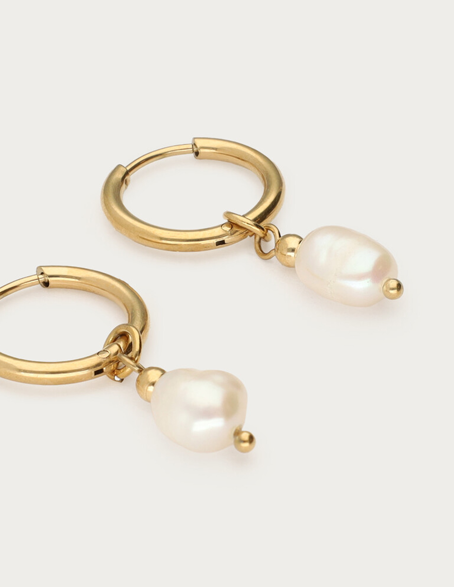 My Jewellery Mystic oorringen met zoetwaterparel MJ14199 Goud