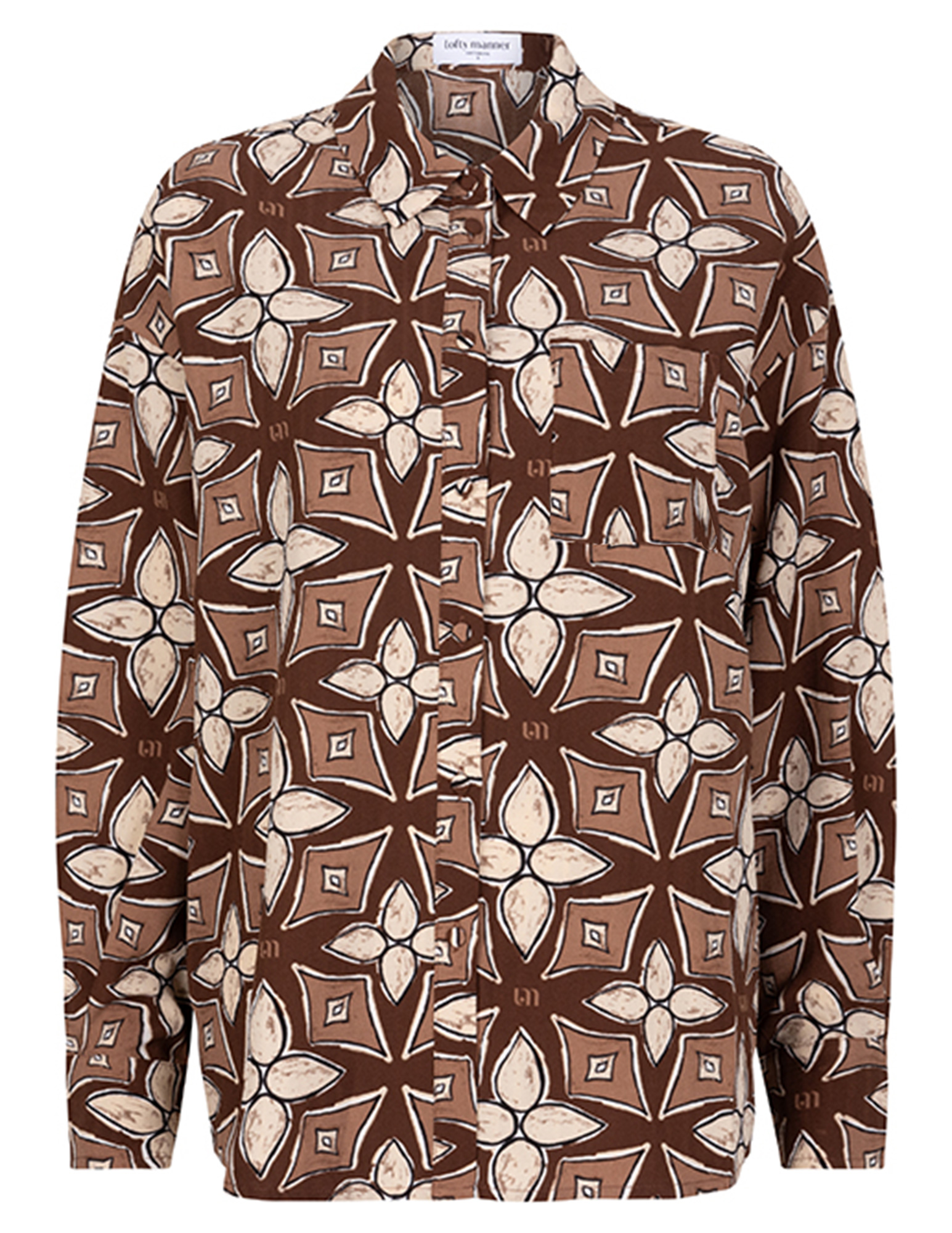 Lofty Manner Blouse Aya QH14 Bruin