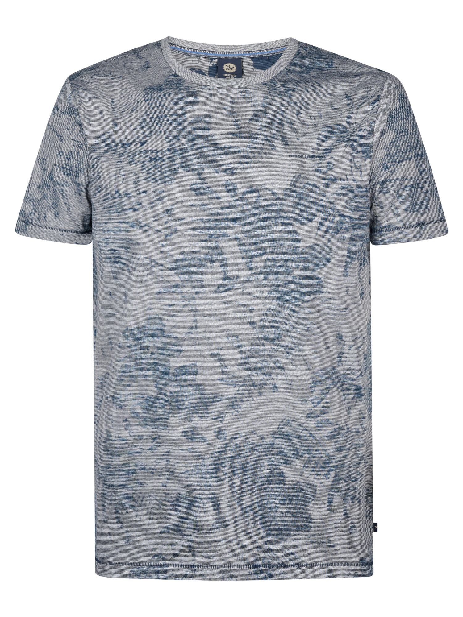 Petrol T-shirt M-1050-TSR650 Donker blauw