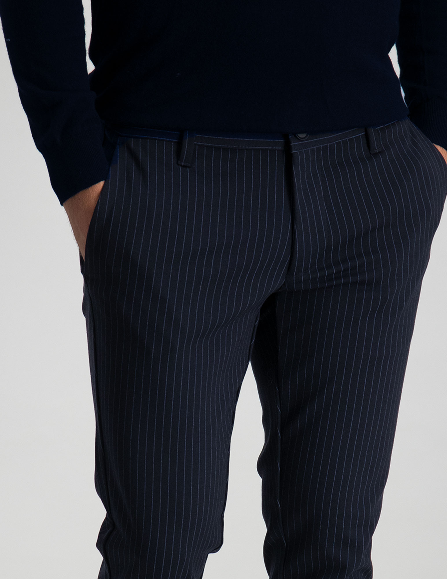 ONLY & SONS Mark Pants gestreept 22013727 Donker blauw