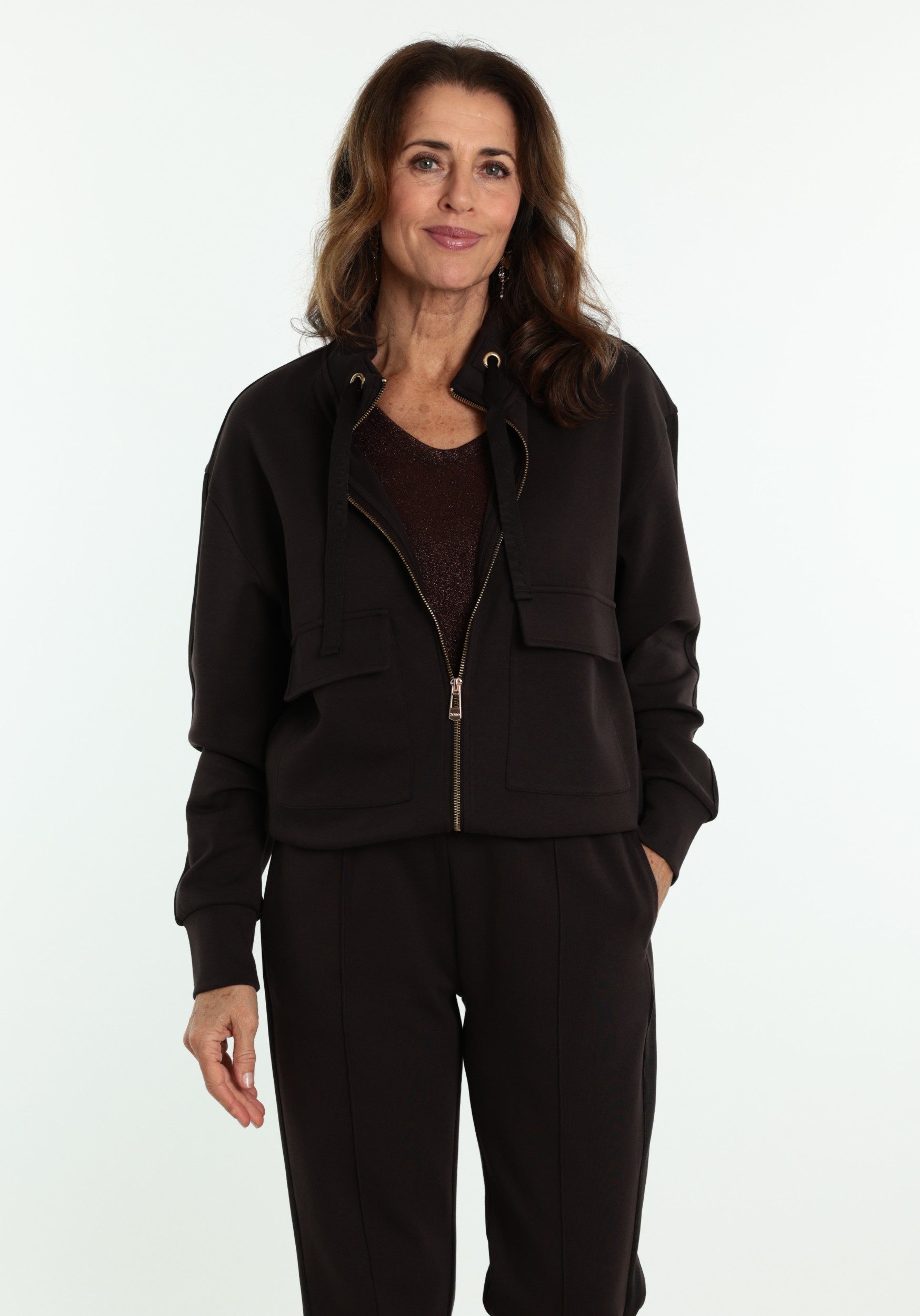Zoso Vest 264Sofie Donker bruin
