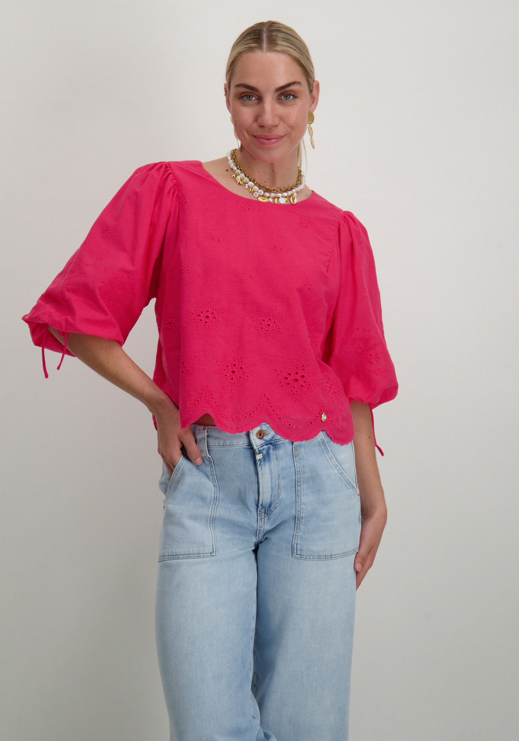 Harper & Yve Blouse Levy SS25P609 Roze