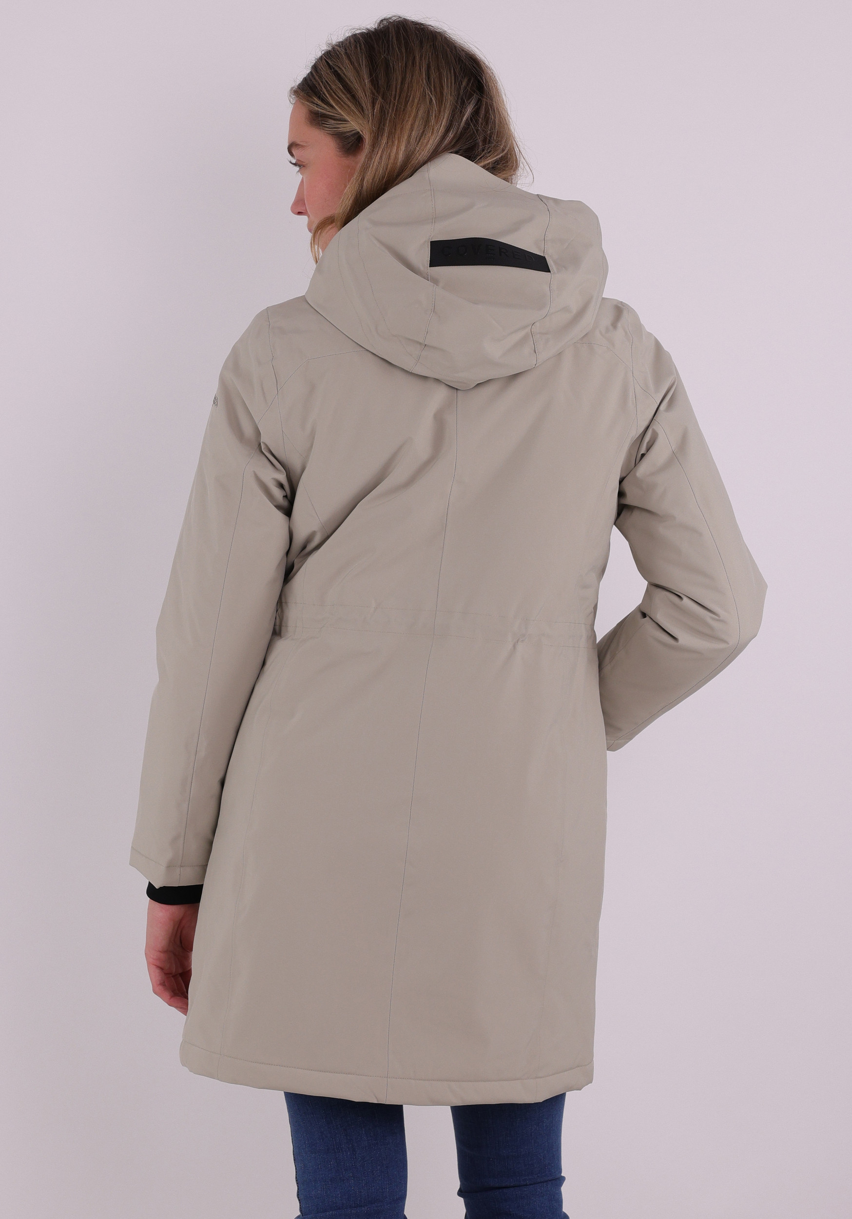 Covered - Romath Winterjas Frida L60359 Licht grijs