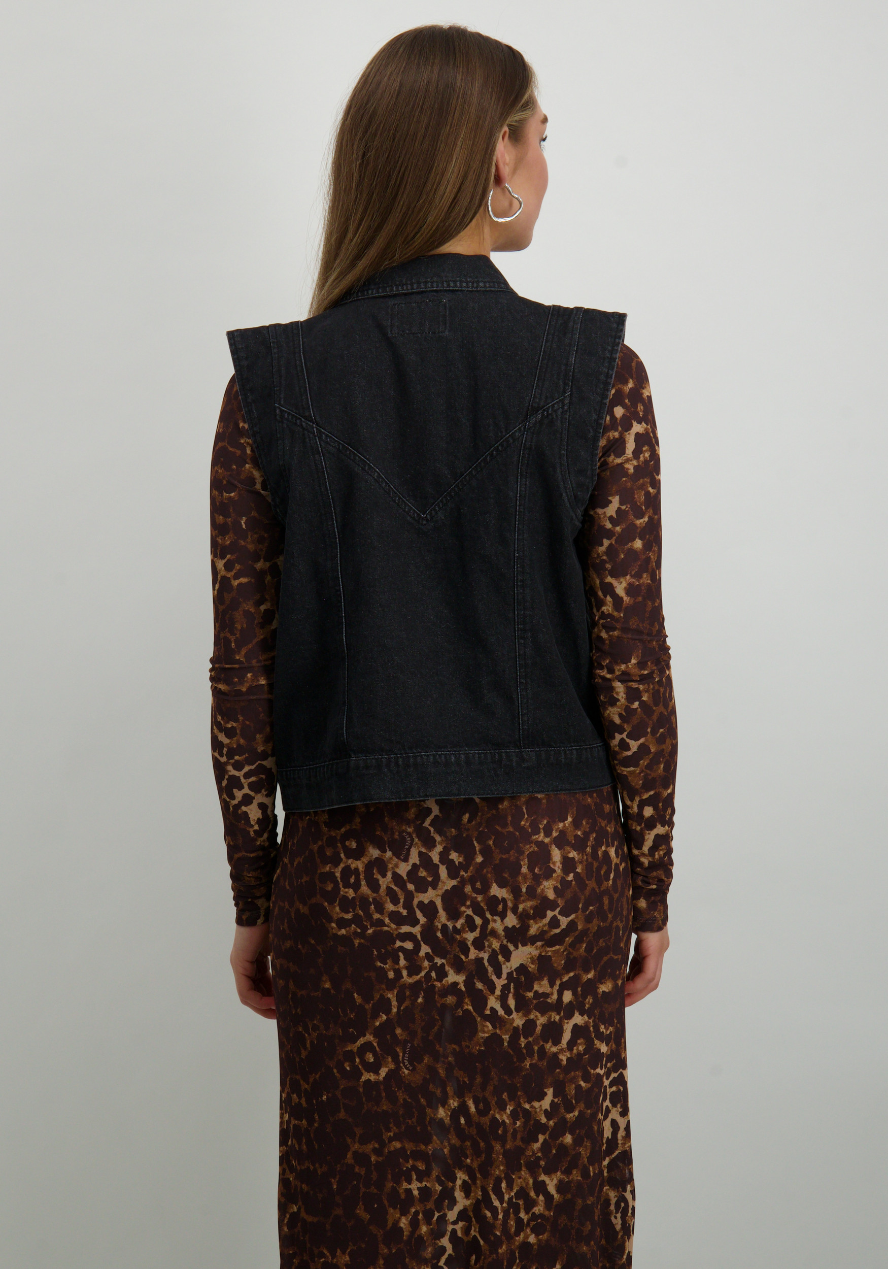 Only Gilet Kennedy 15278041 Jeans zwart