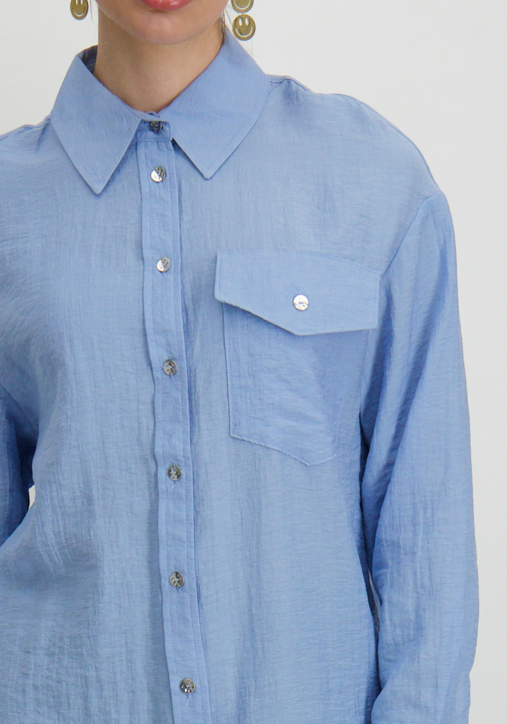 Only Blouse Tania 15340270 Licht blauw