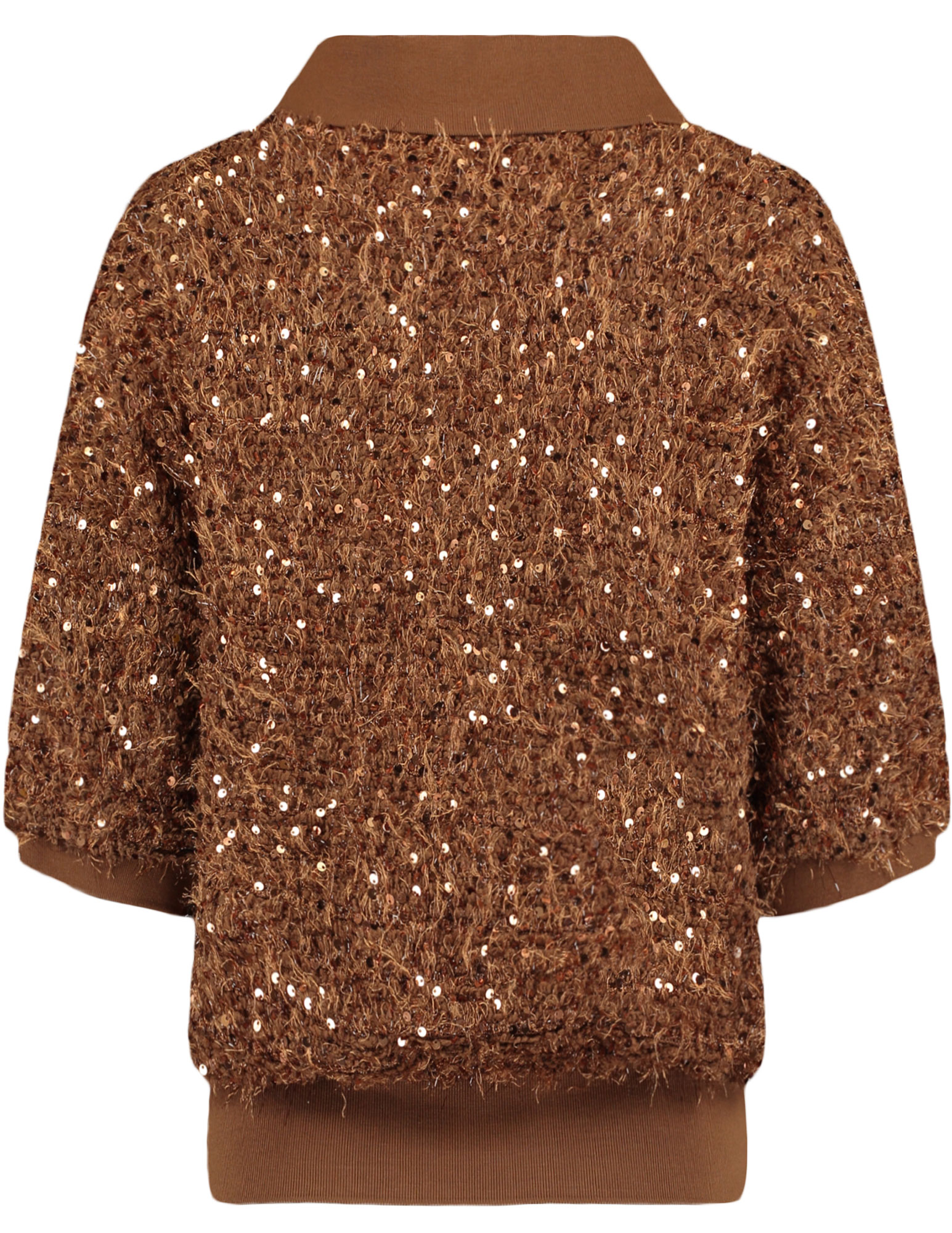 Harper & Yve Top Sanny DW25P412 Bruin