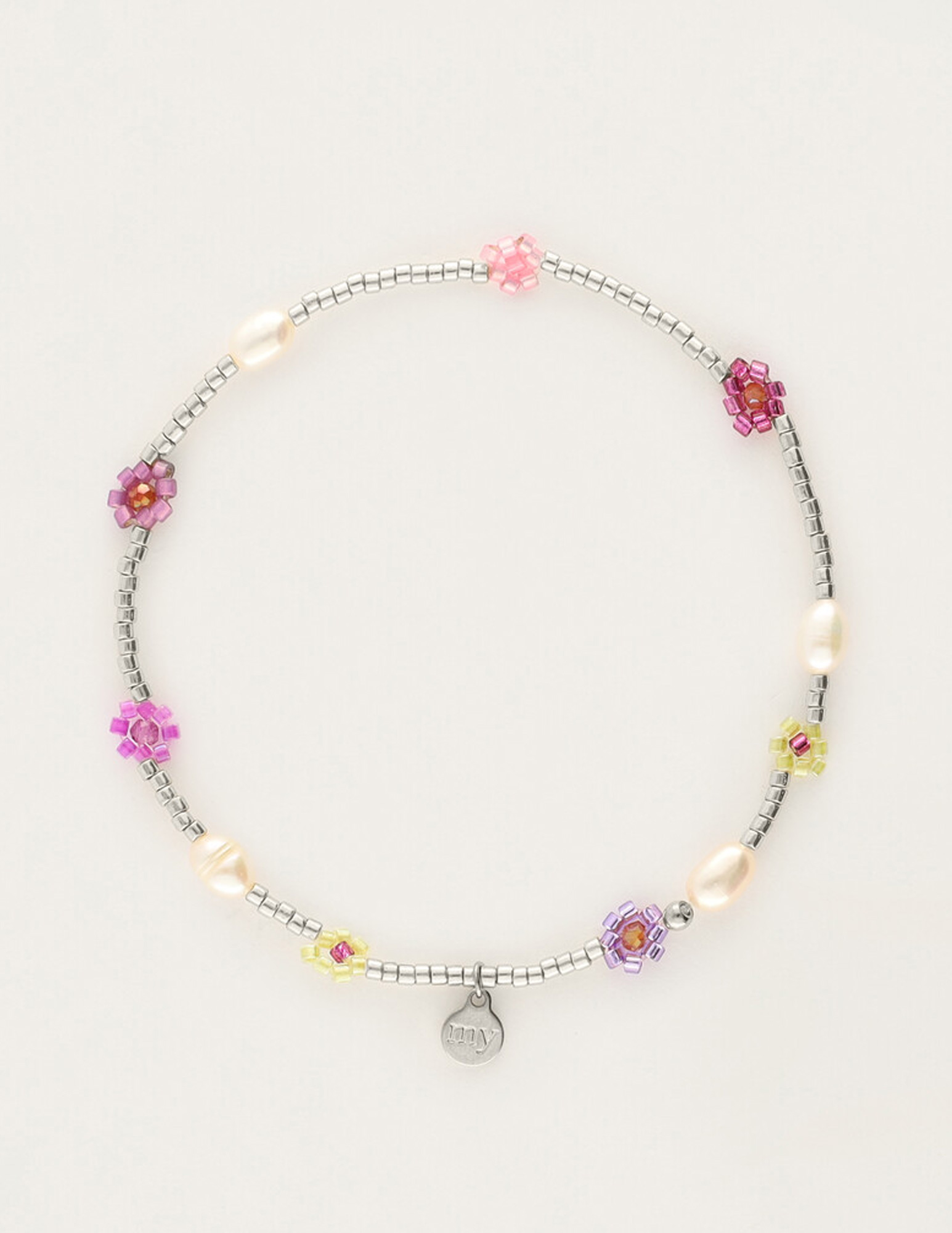 My Jewellery Sunrocks kralen armband MJ12211 Zilver