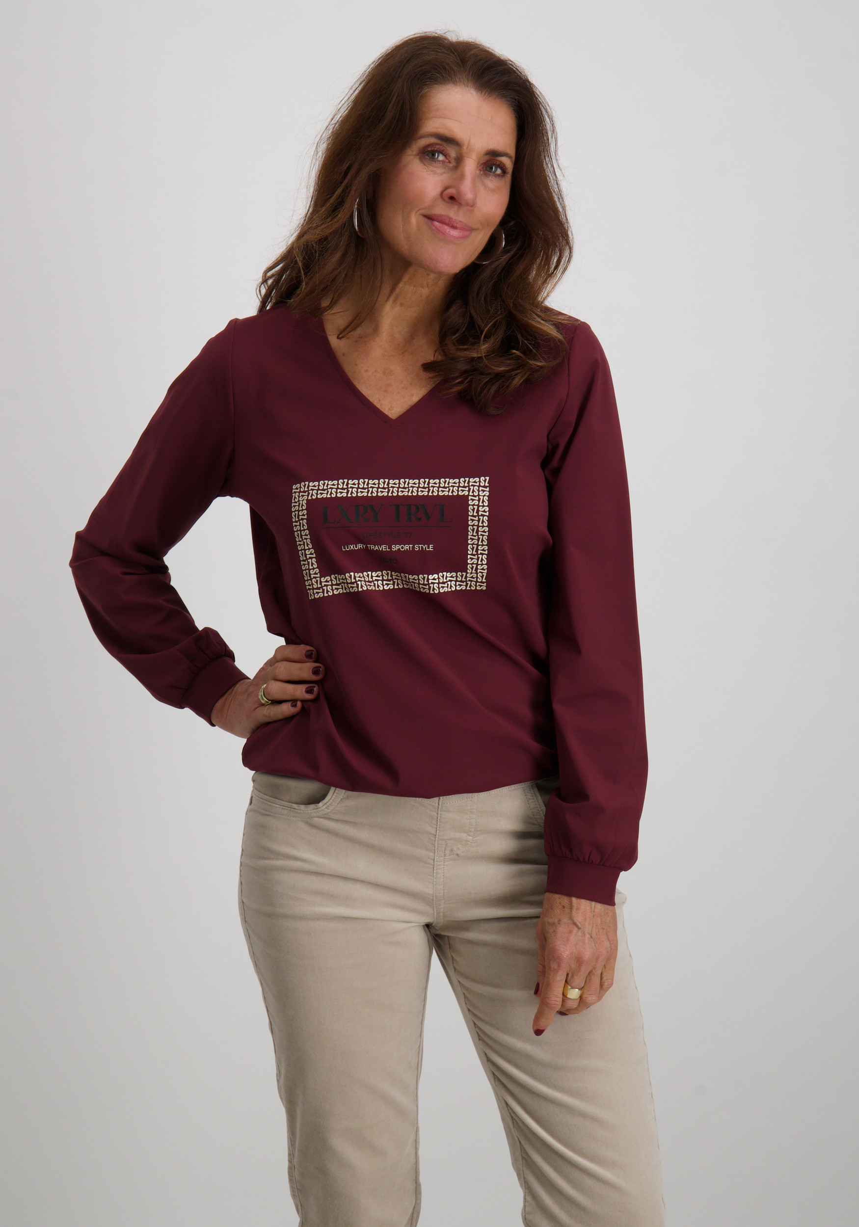 Zoso T-shirt 255Fame Bordeaux