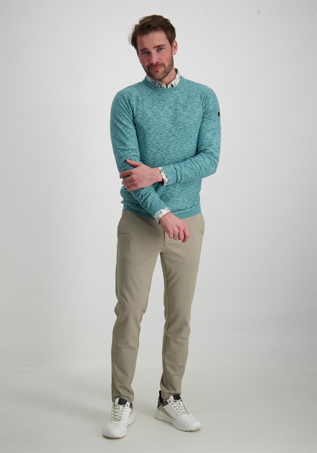 No Excess Trui gemeleerd 23210101 Blauw