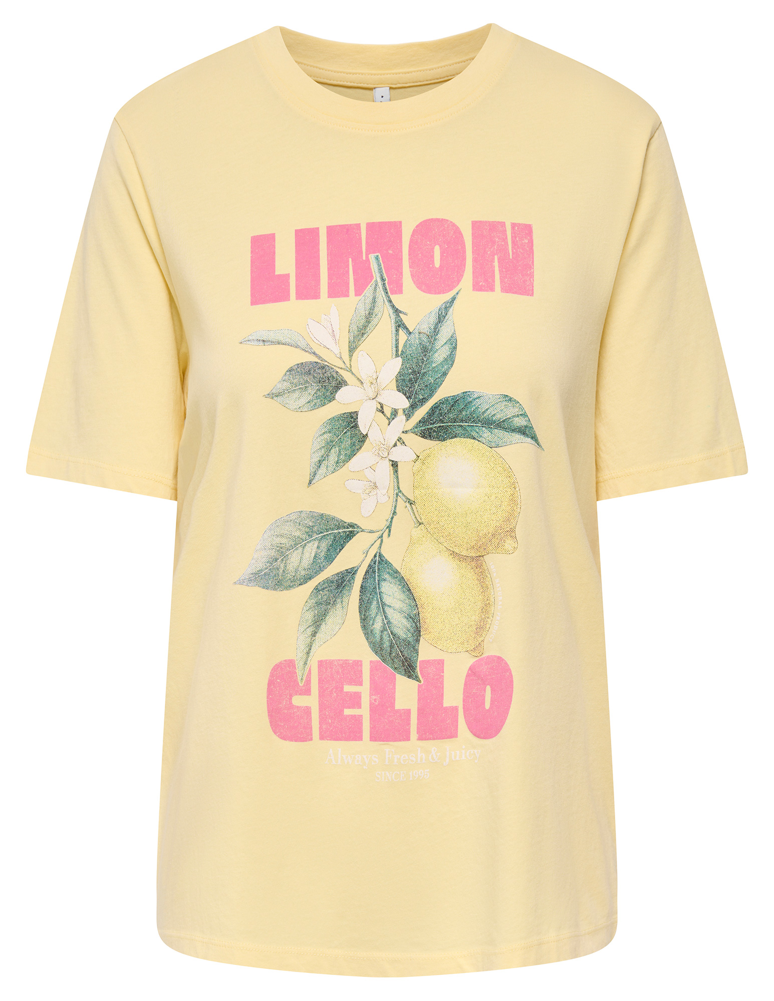 Only T-shirt Lucy 15367829 Licht geel
