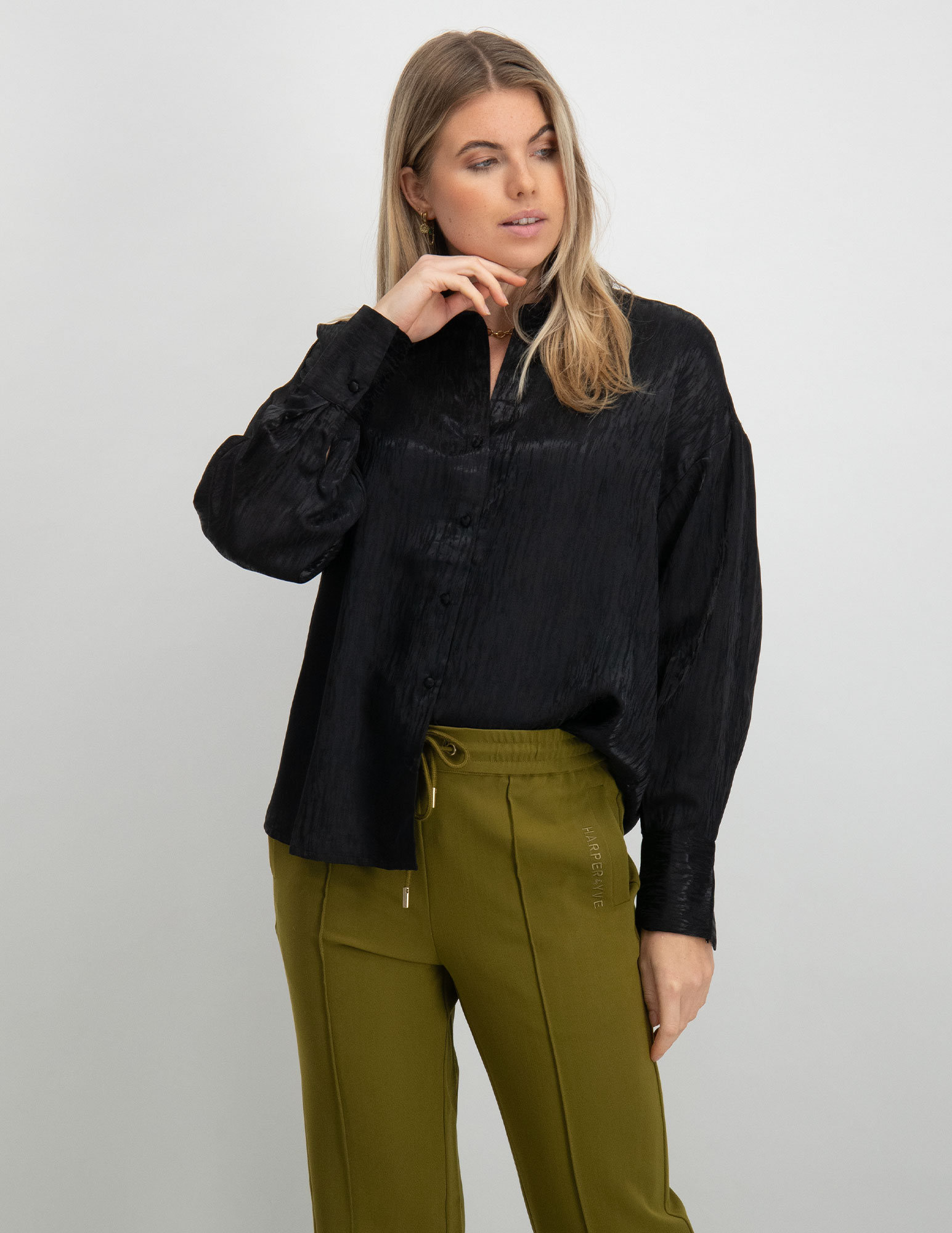Vero moda Blouse Sina 10295616 Zwart