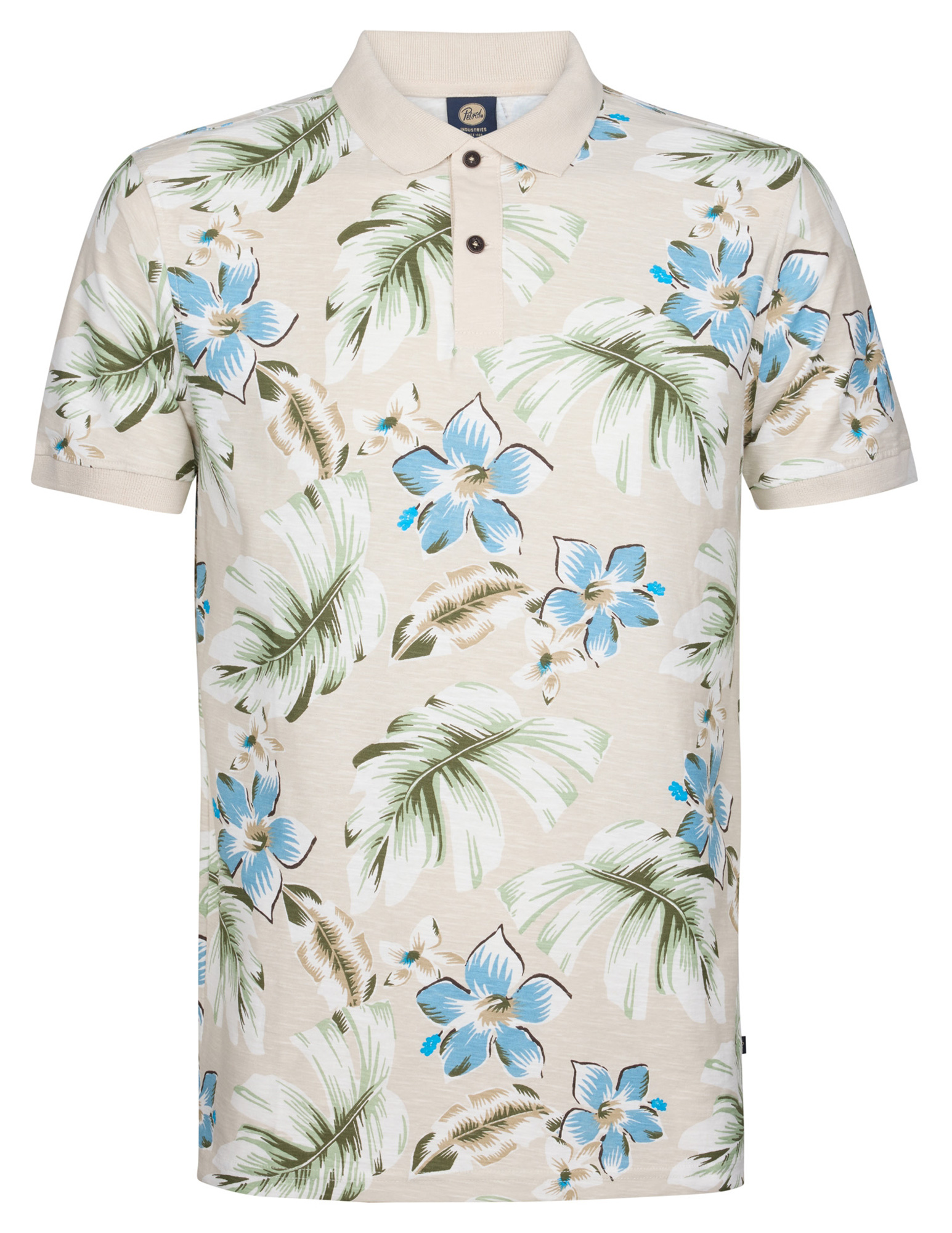 Petrol Polo all-over print M-1050-POL908 Beige