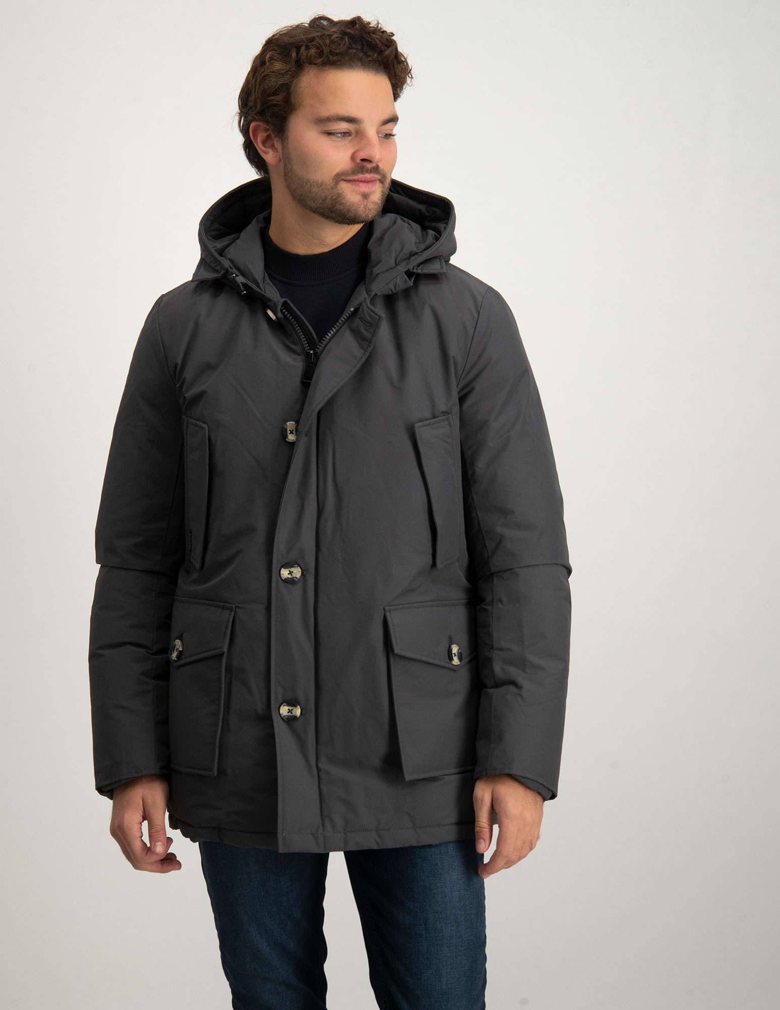 AIRFORCE Classic Parka HRM0479 Antraciet
