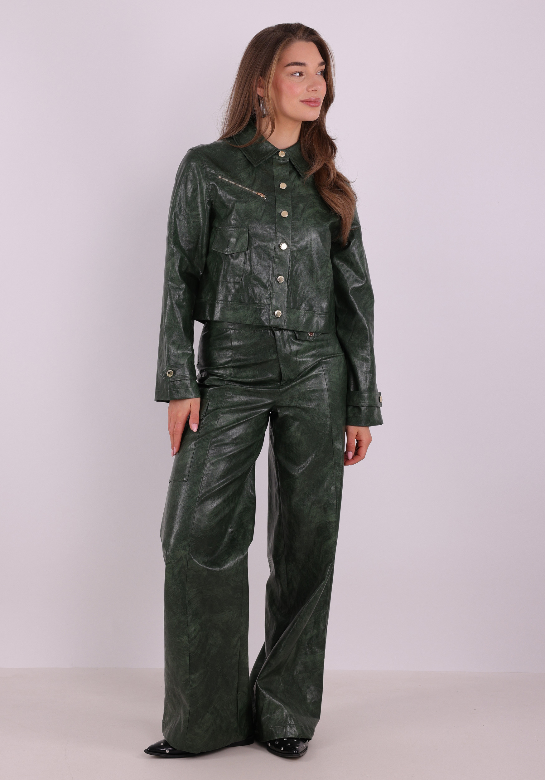 Harper & Yve Broek Bodi SS6N100 Donker groen