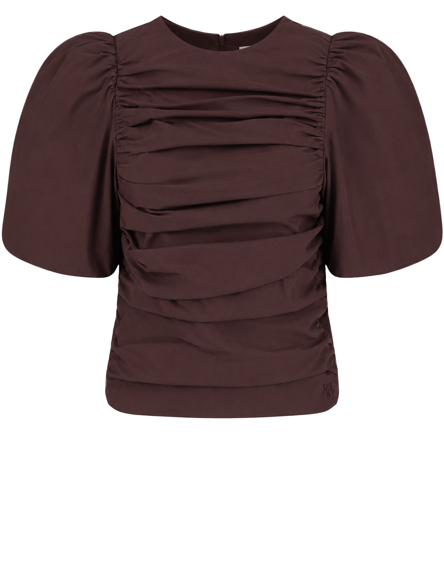 Harper & Yve Blouse Niko AW6P402 Donker bruin
