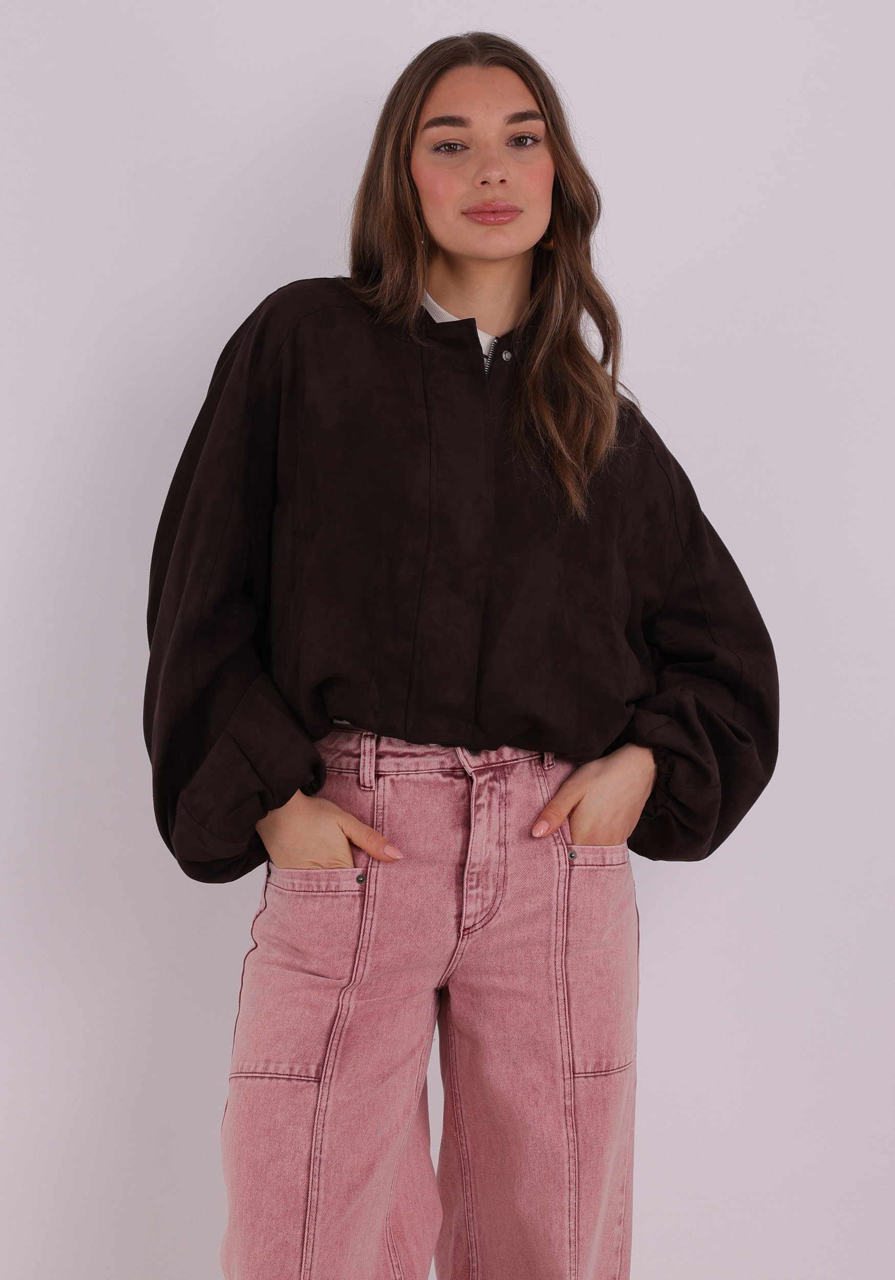 Vero moda Bomberjacket Kathy 10346529 Donker bruin