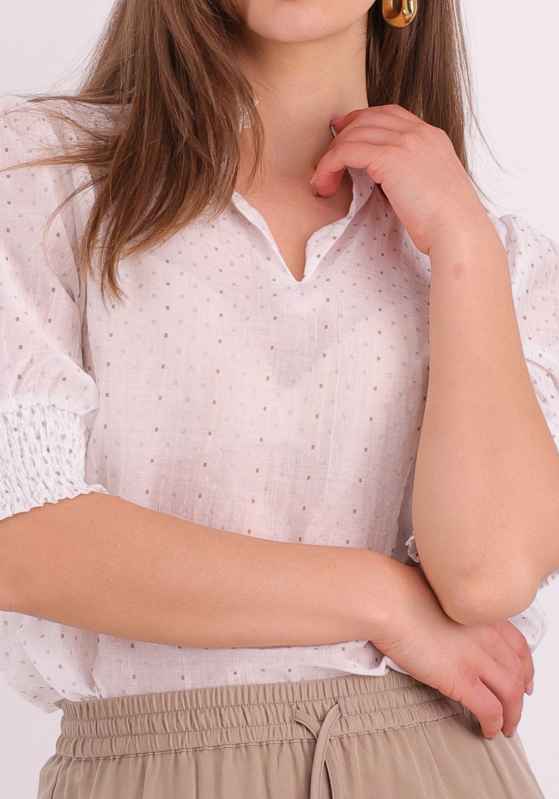 FREE|QUENT Blouse Flory 208002 Wit