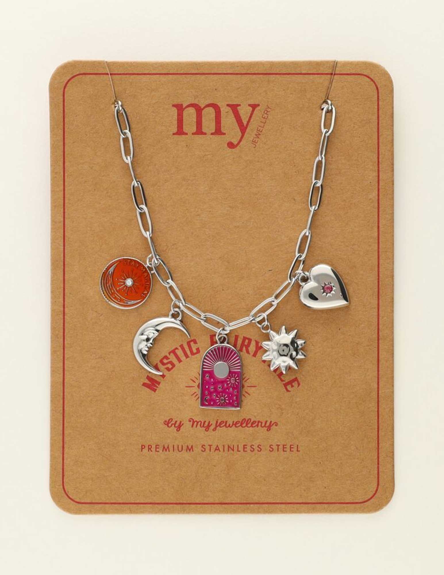 My Jewellery Mystic ketting met bedels MJ09419 Zilver