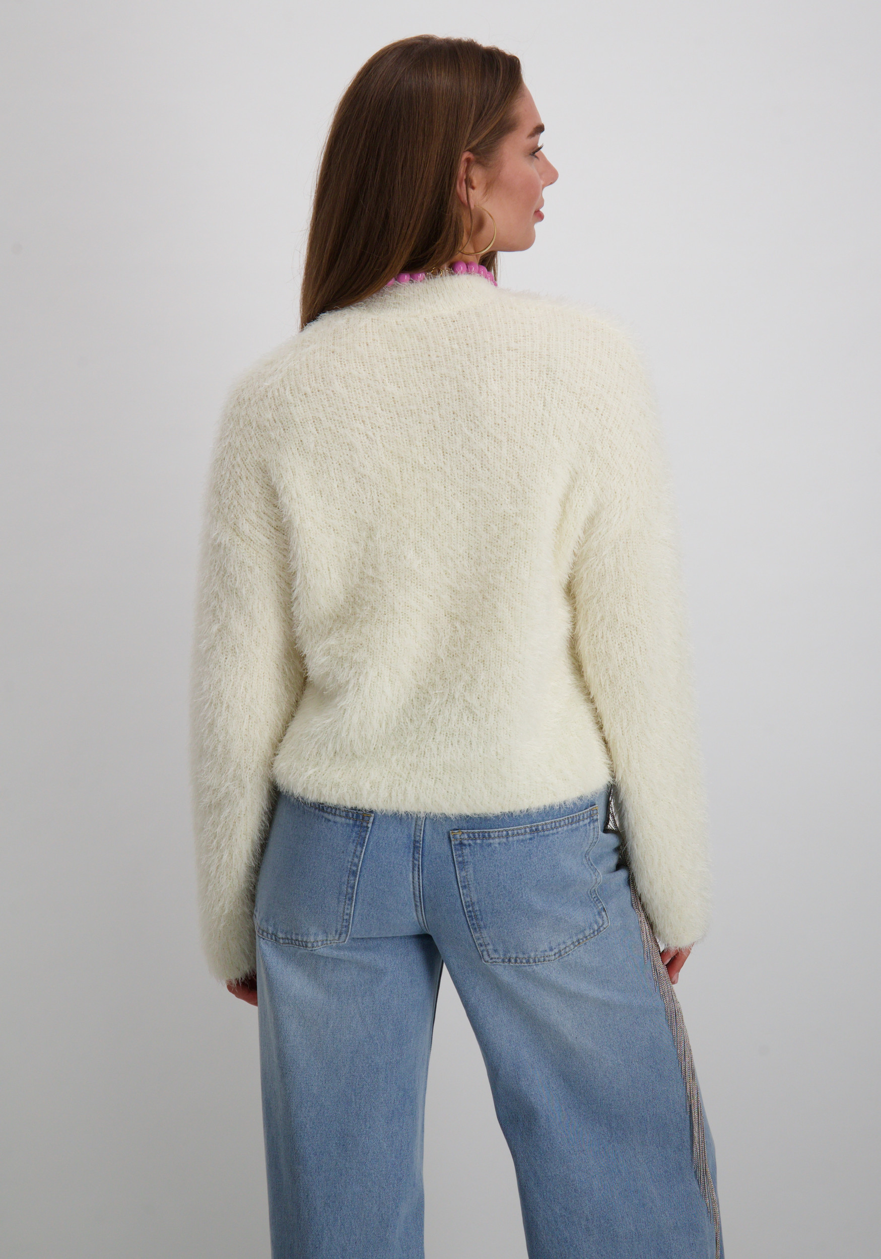 Only Trui Lulu 15350651 Wolwit-ecru