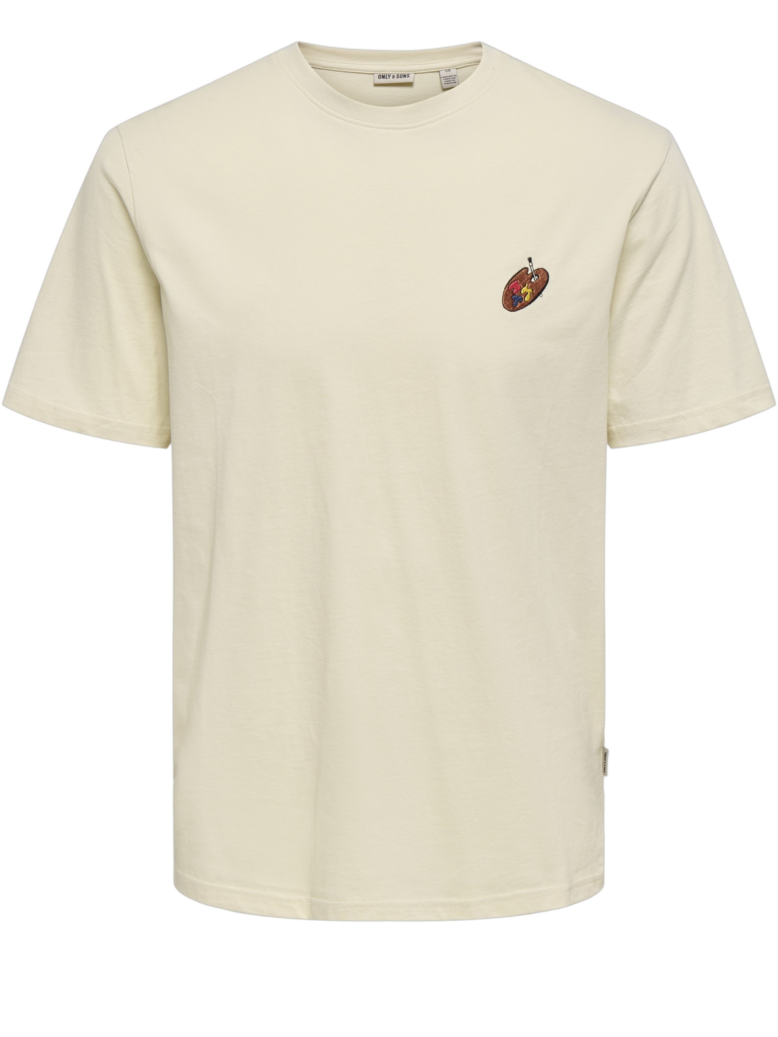 ONLY & SONS T-Shirt Mass 22036564 Ecru