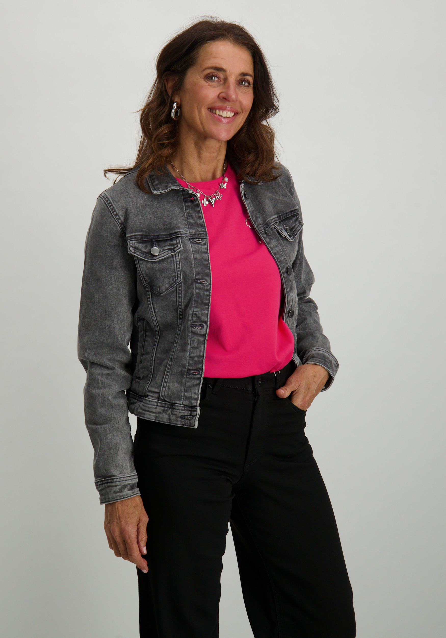 Only Spijkerjack Tia 15205785 Grijs