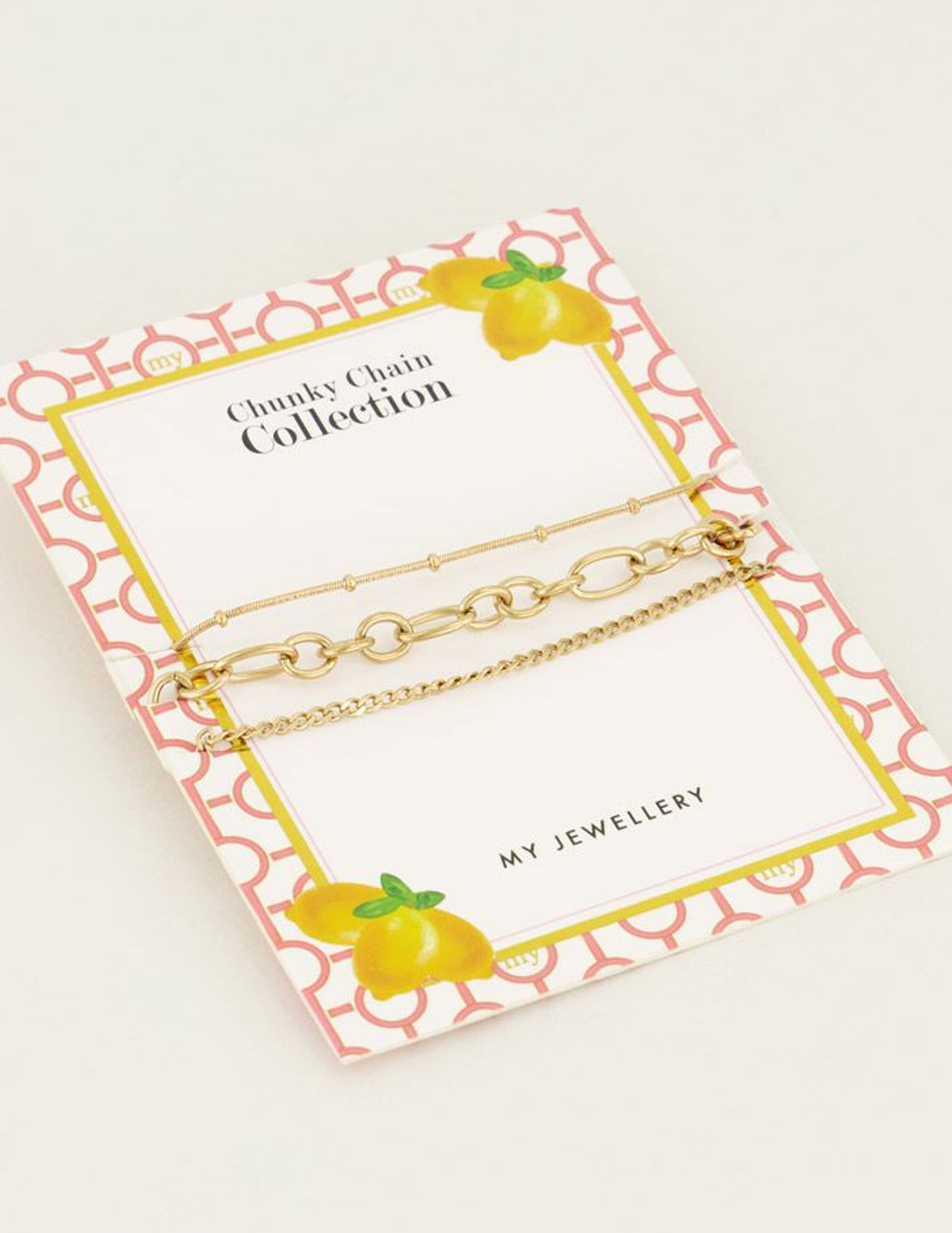 My Jewellery Armband drielaags  MJ04878 Goud