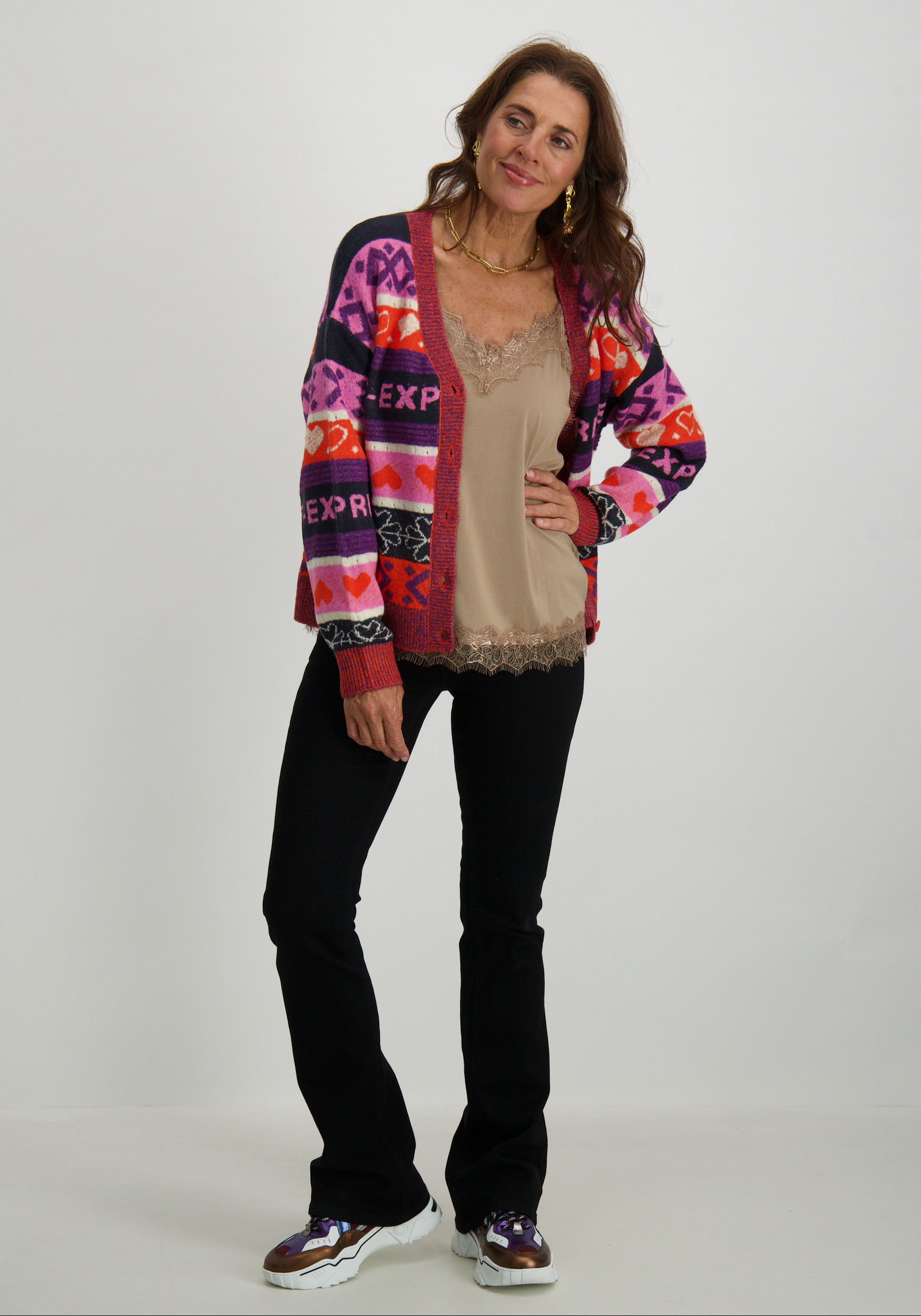 FREE|QUENT Top Bicco 120962 Taupe