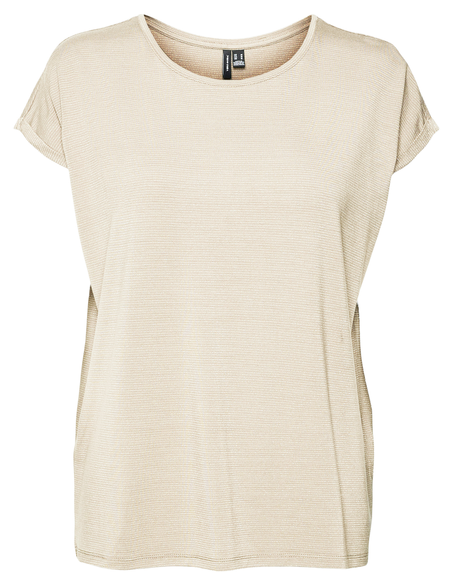 VERO MODA T-shirt Lava glitter 10250488 Beige