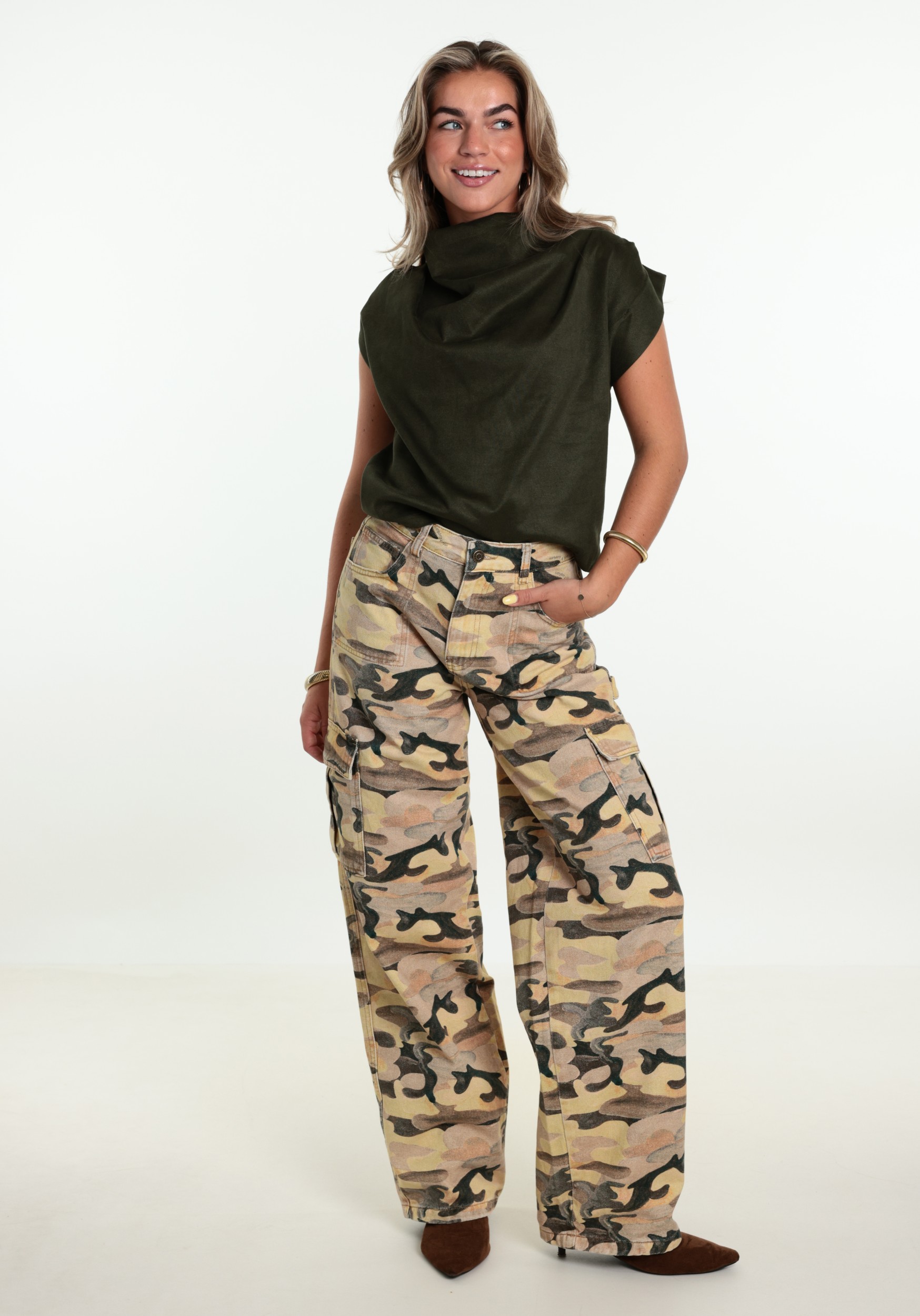 VERO MODA Top Brikka 10351510 Groen