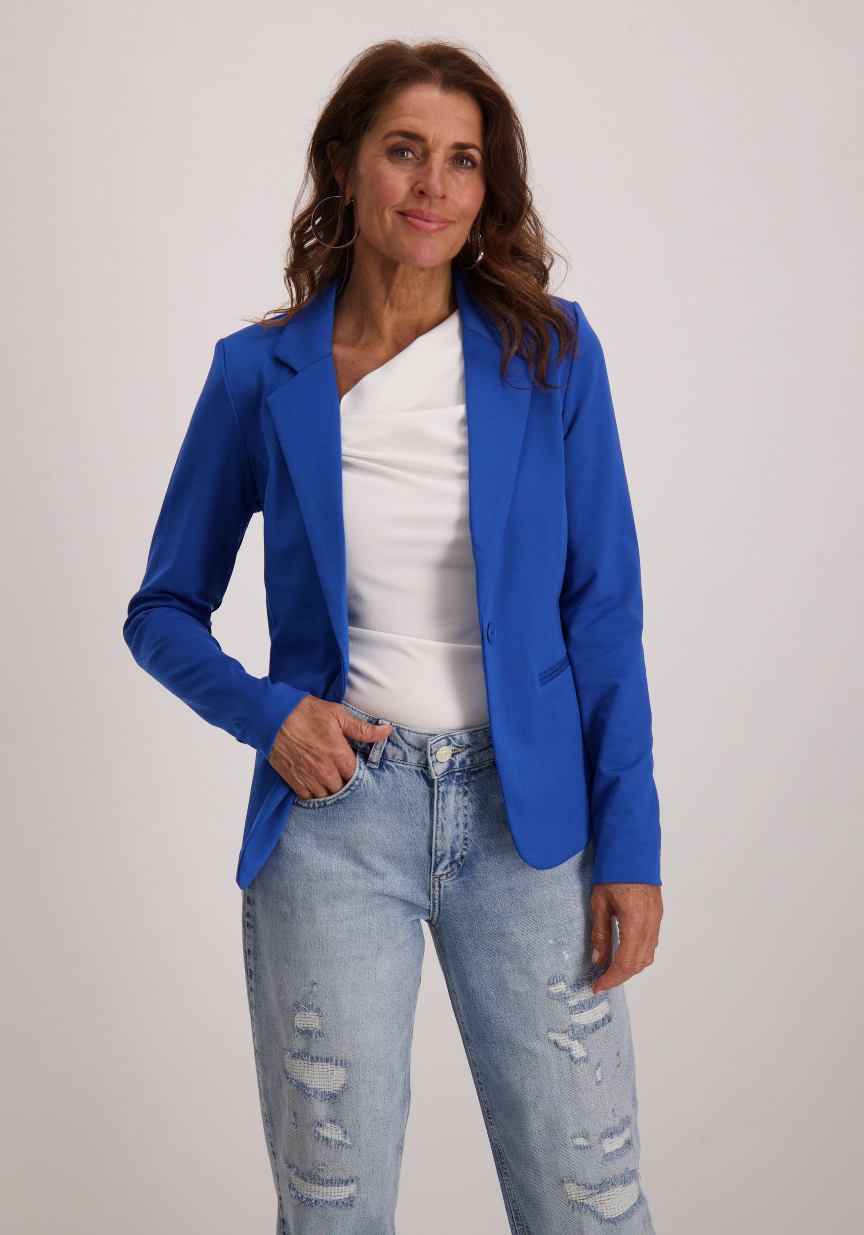 Ichi Blazer Kate 20101801 Donker blauw