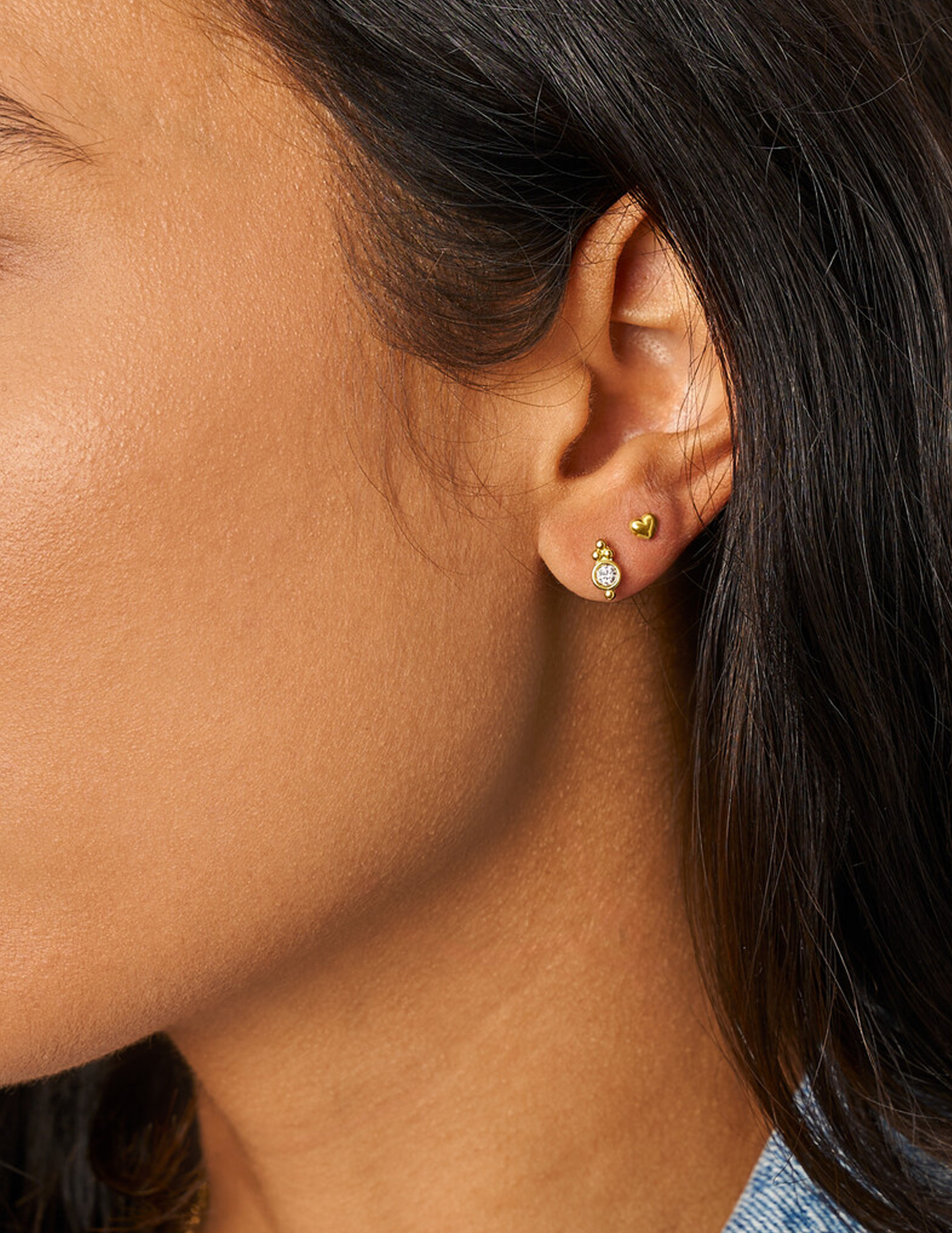 My Jewellery Studs mini hartje MJ14845 Goud