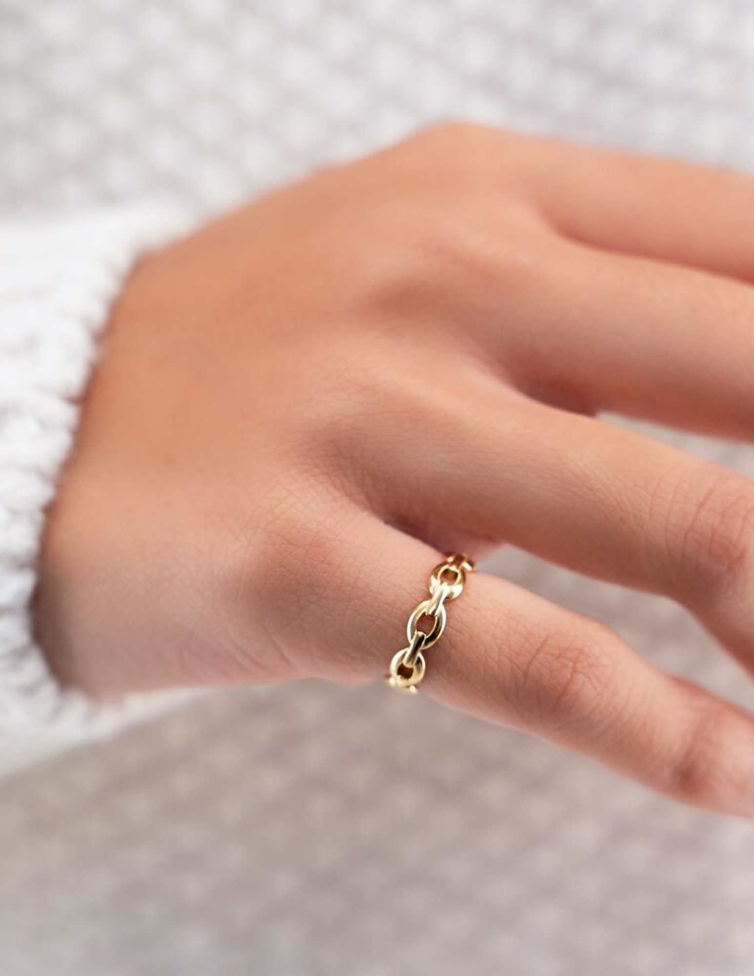 My Jewellery Ring chain MJ09535 Zilver