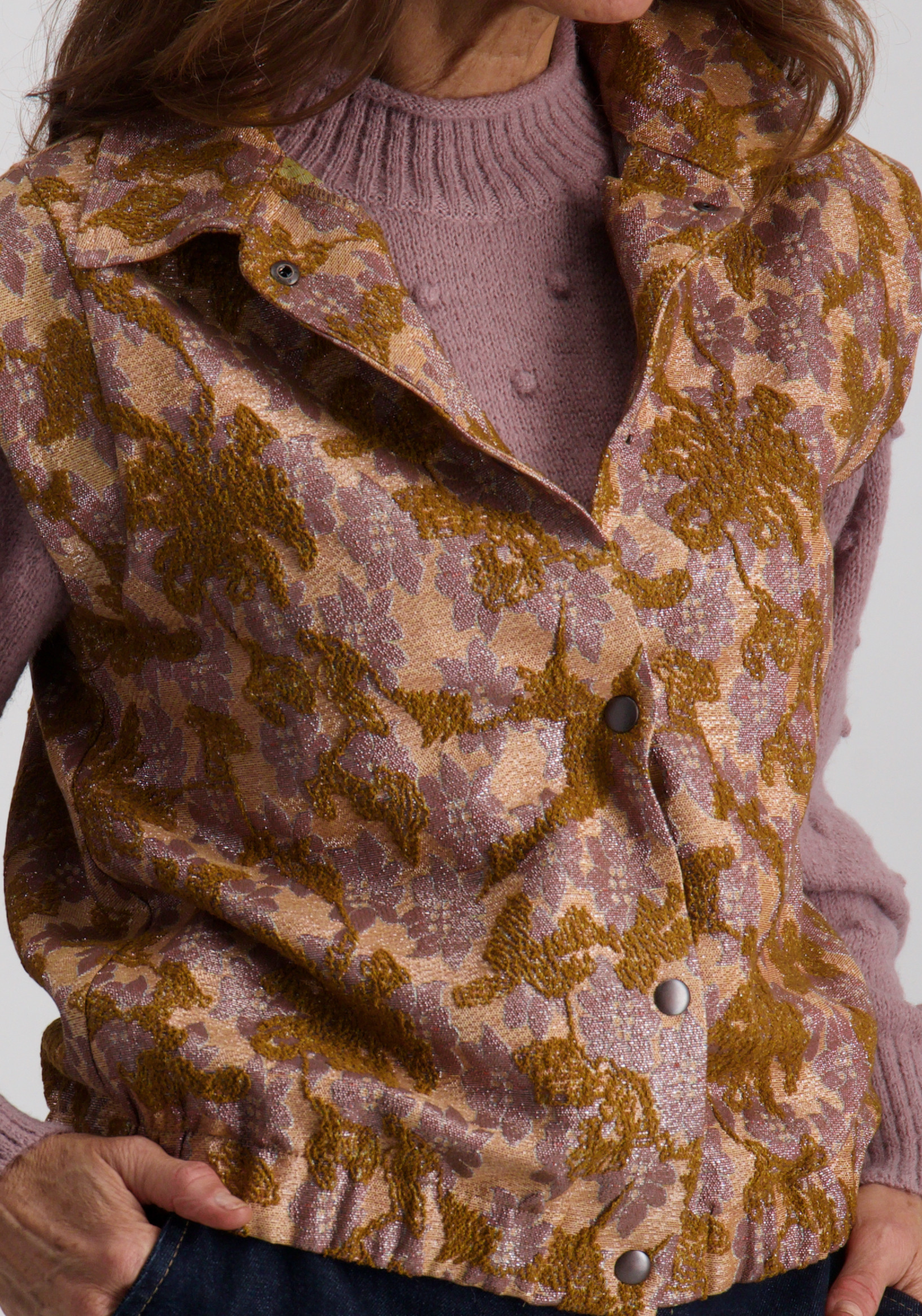 Geisha Gilet 55898-20 Oranje