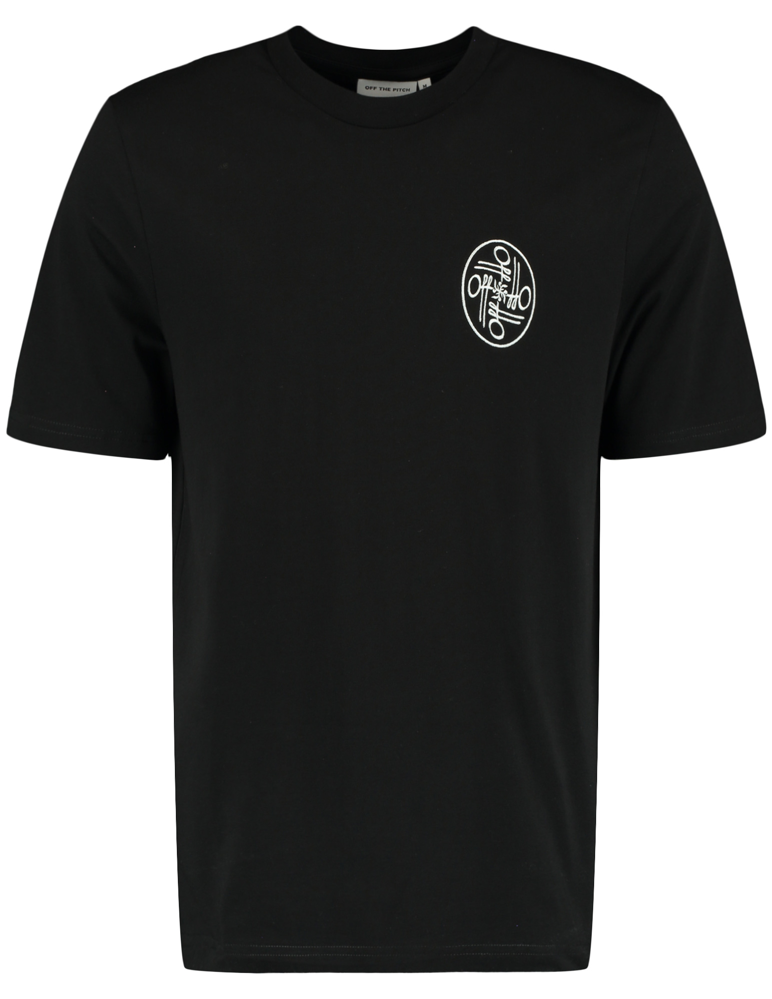 Off The Pitch T-shirt Never settle OTP261032 Zwart