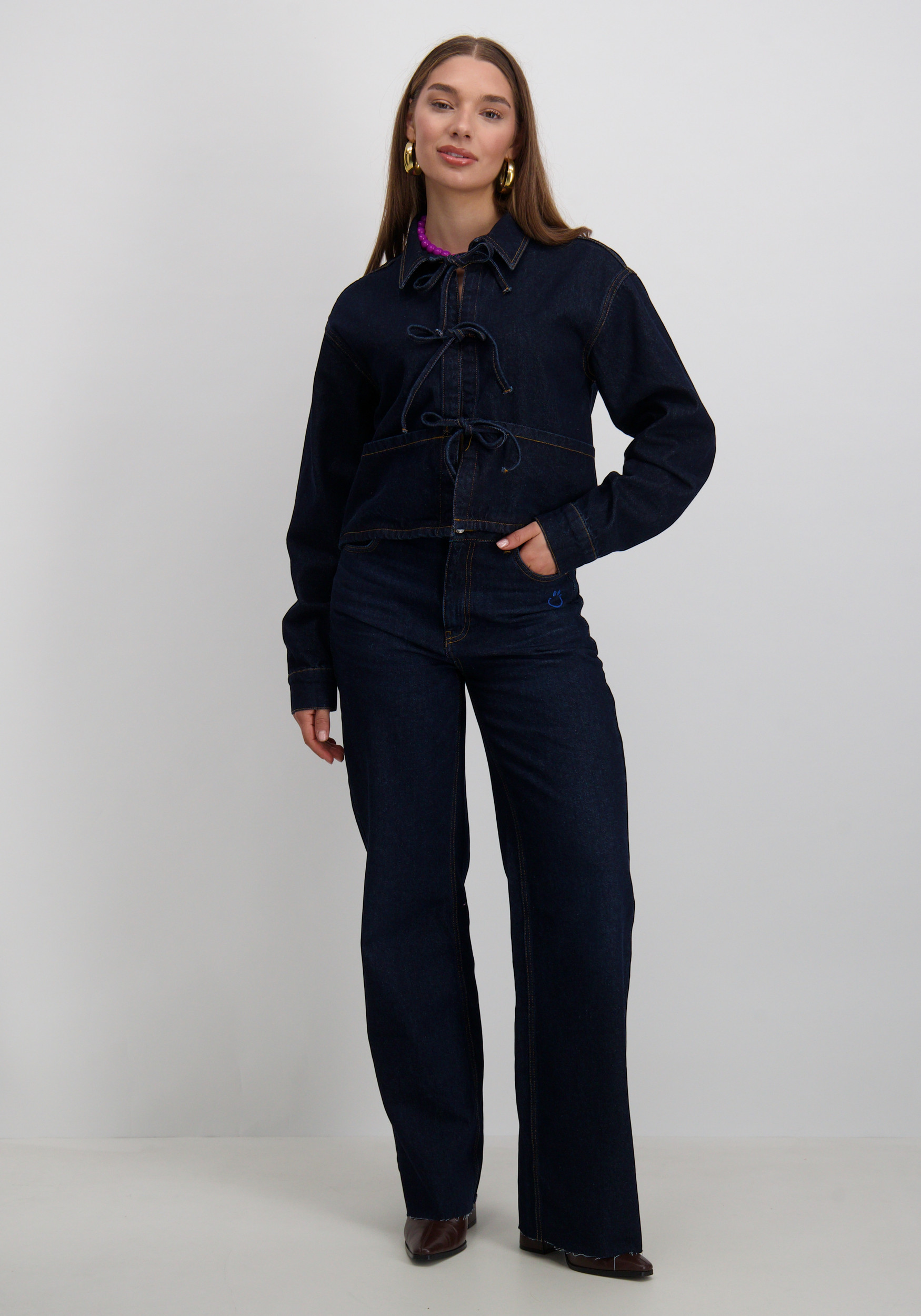 Harper & Yve Jacket Wally AW25R201 Donker blauw