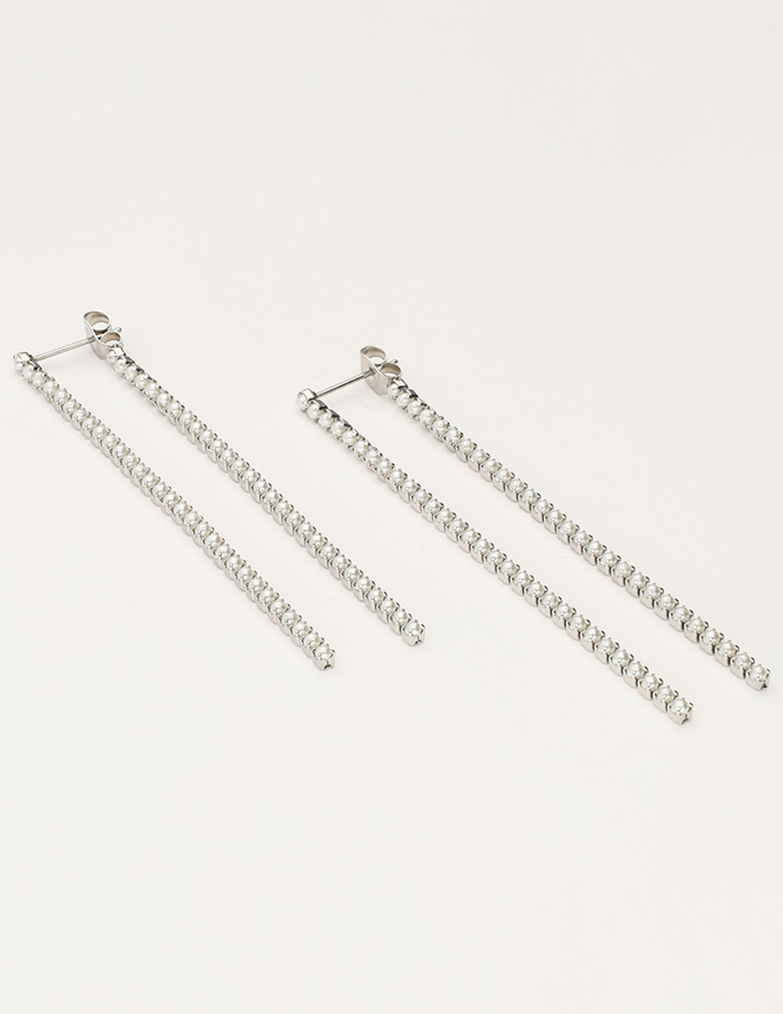 My Jewellery Oorhangers met parels MJ11644 Zilver