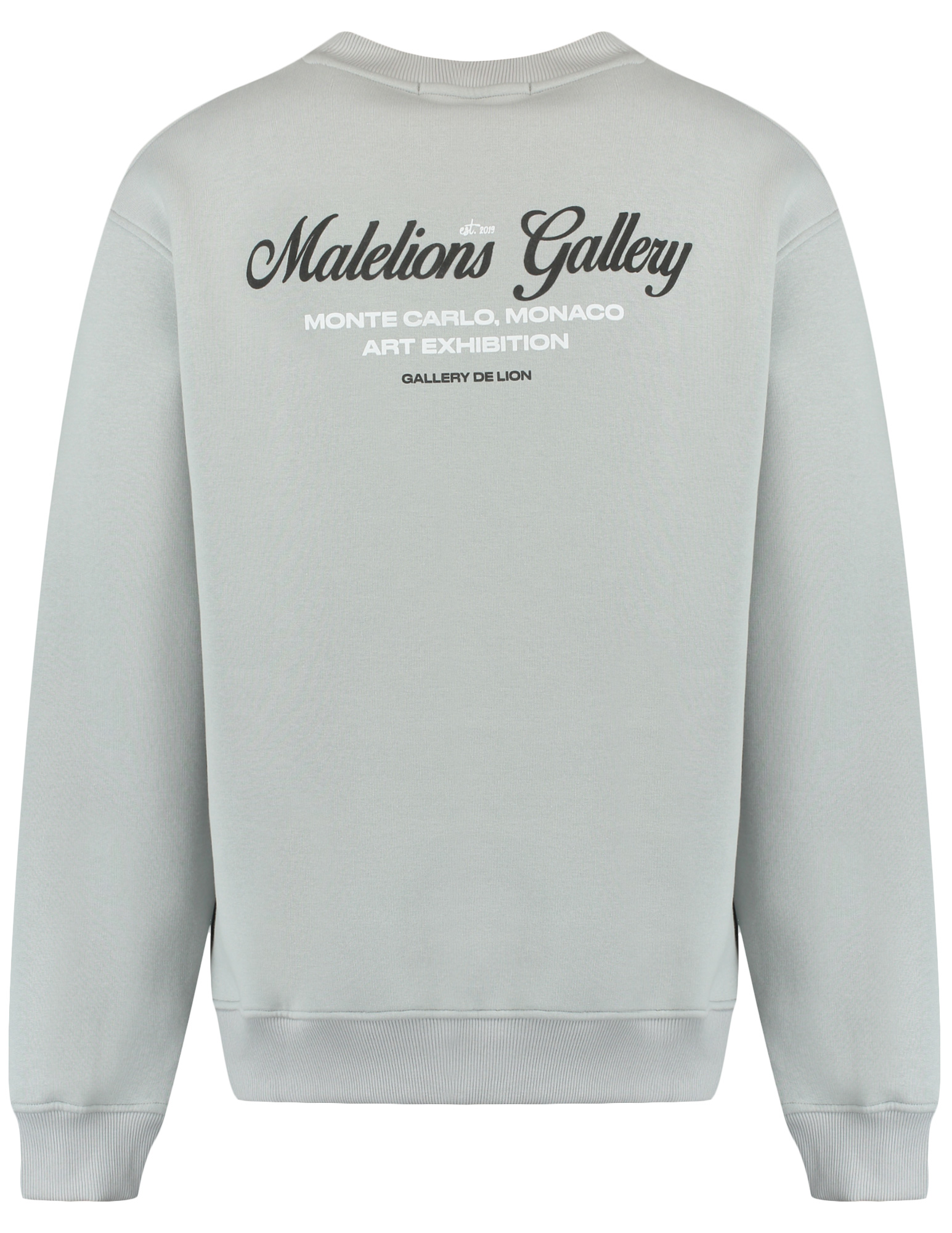 Malelions Sweater Gallery MM2-AW25-34 Licht blauw