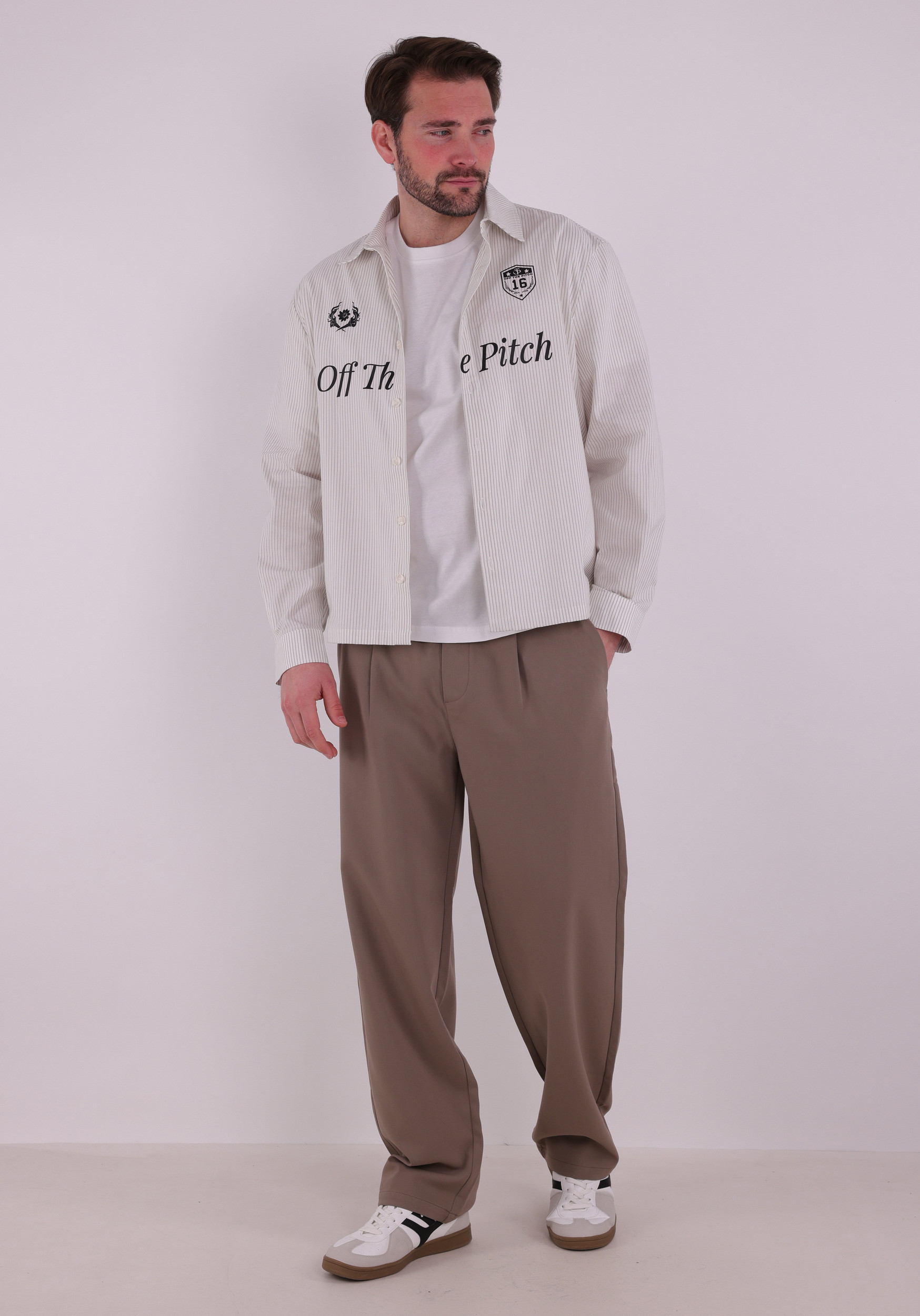 ONLY & SONS T-shirt Fred 22037685 Wit design