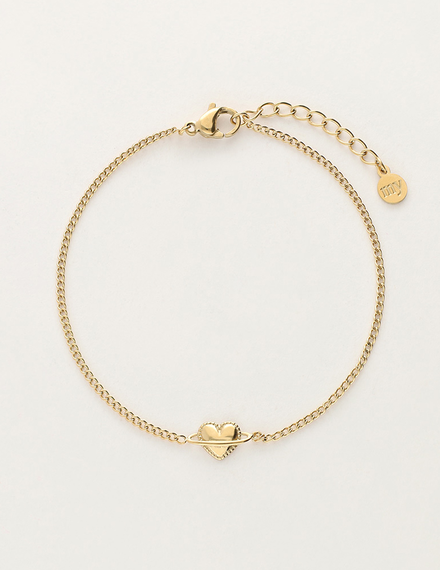 My Jewellery Starry armband met hartjes planeet MJ11951 Goud