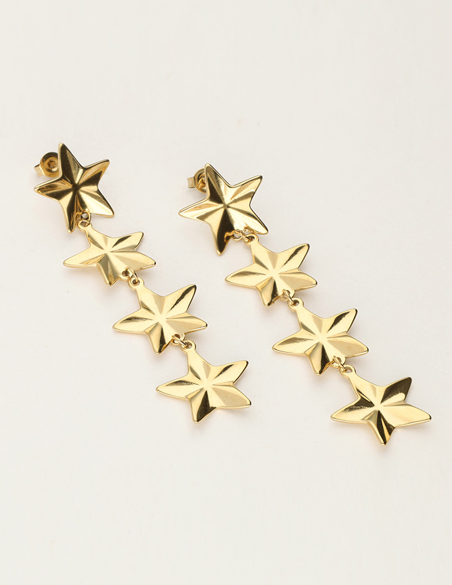 My Jewellery Starry oorhangers met sterren MJ11927 Goud