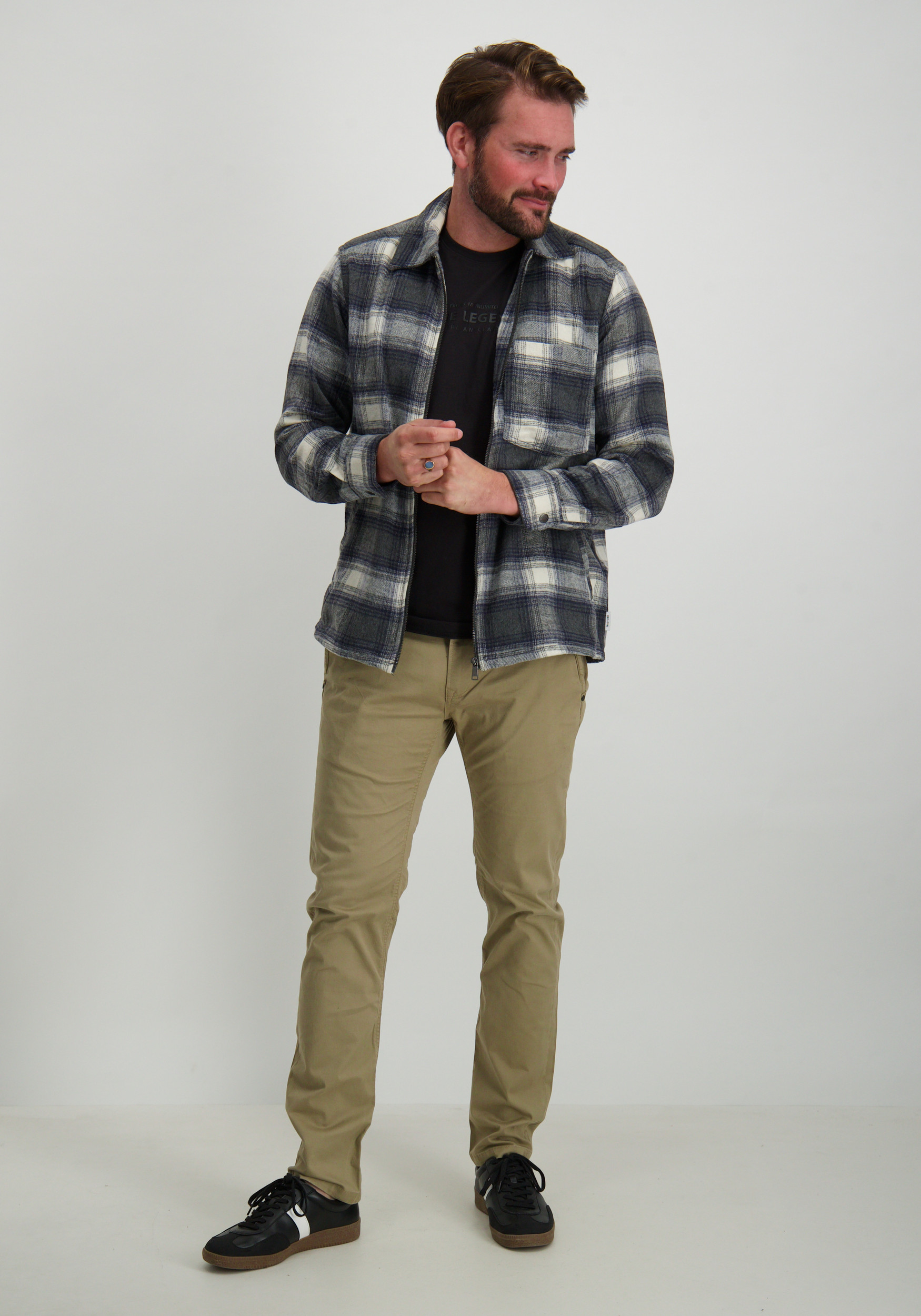 PME Legend Chino Twin wasp PTR935-6405 Licht bruin