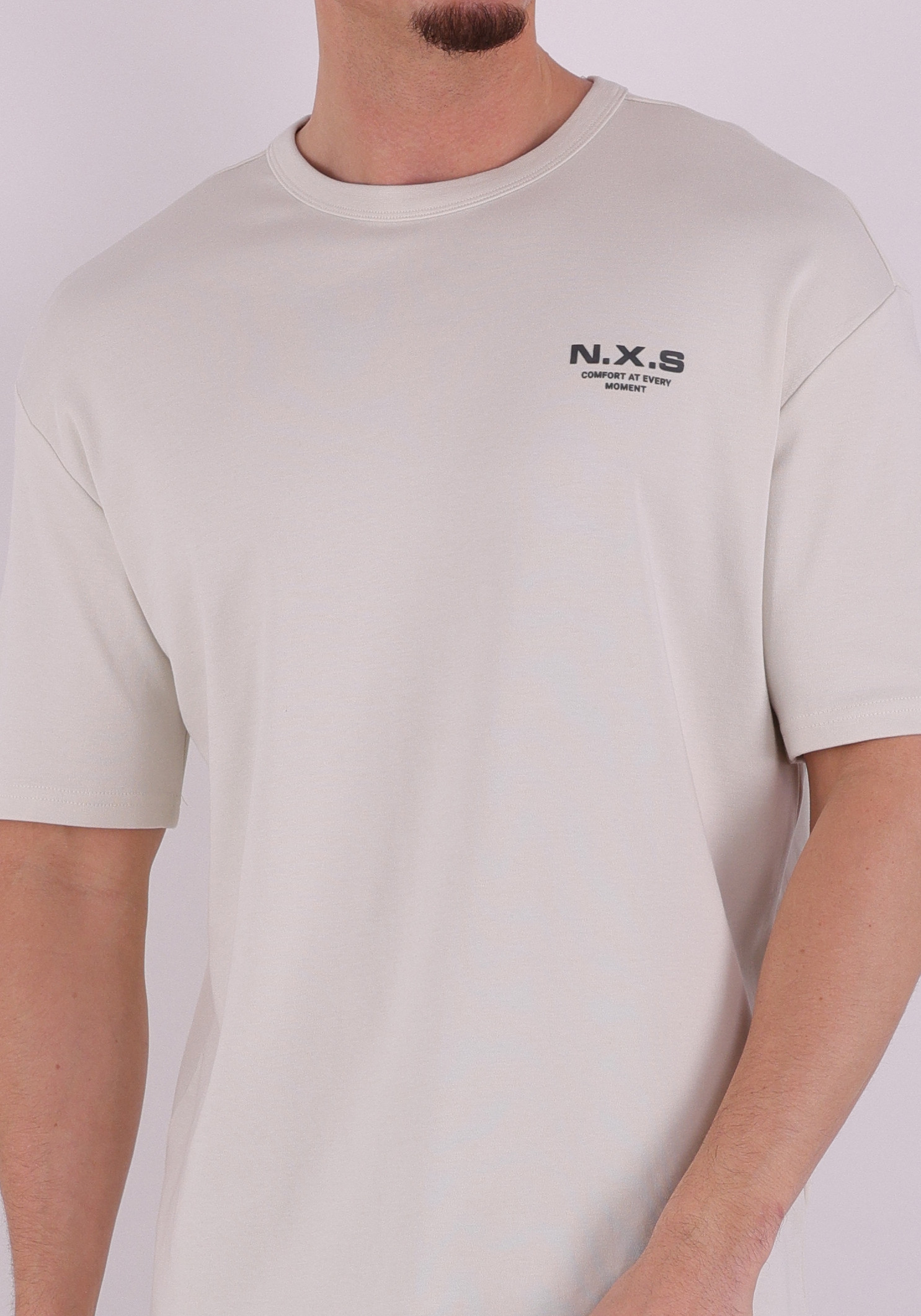 No Excess T-shirt interlock 31340212 Ecru