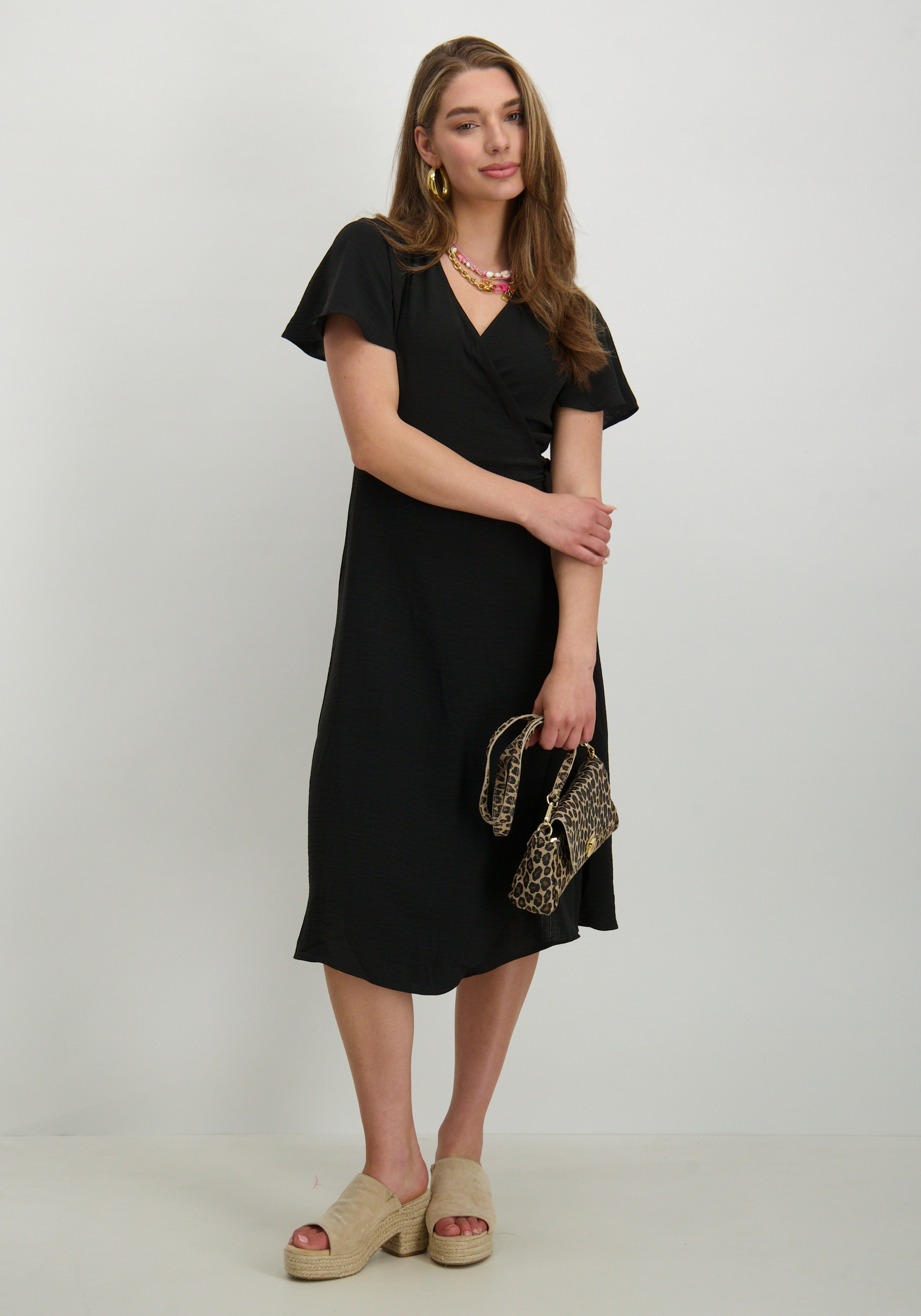 Vila Jurk Lovie 14059666 Zwart