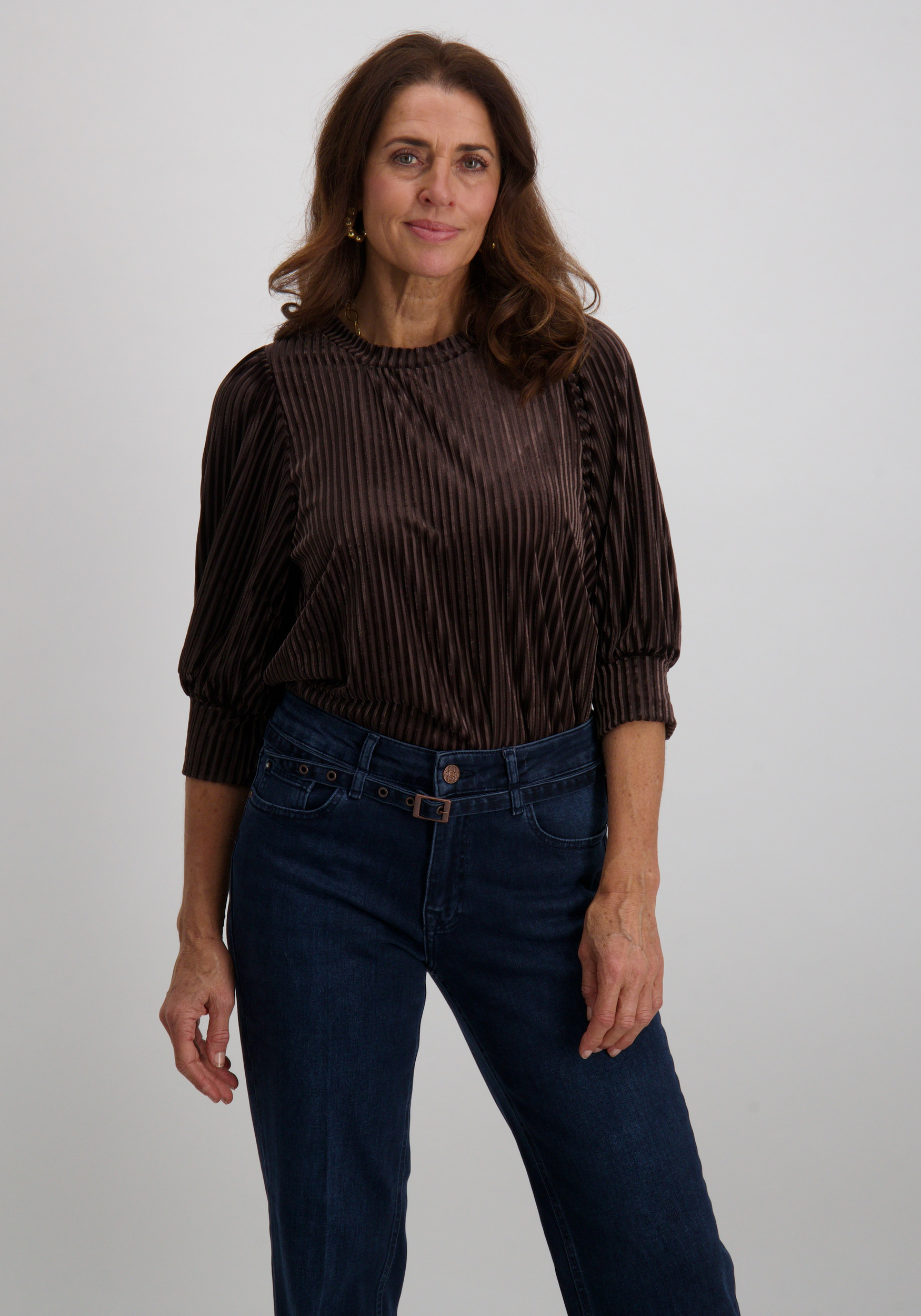 Kaffe Clothing Top Caca 10503887 Donker bruin