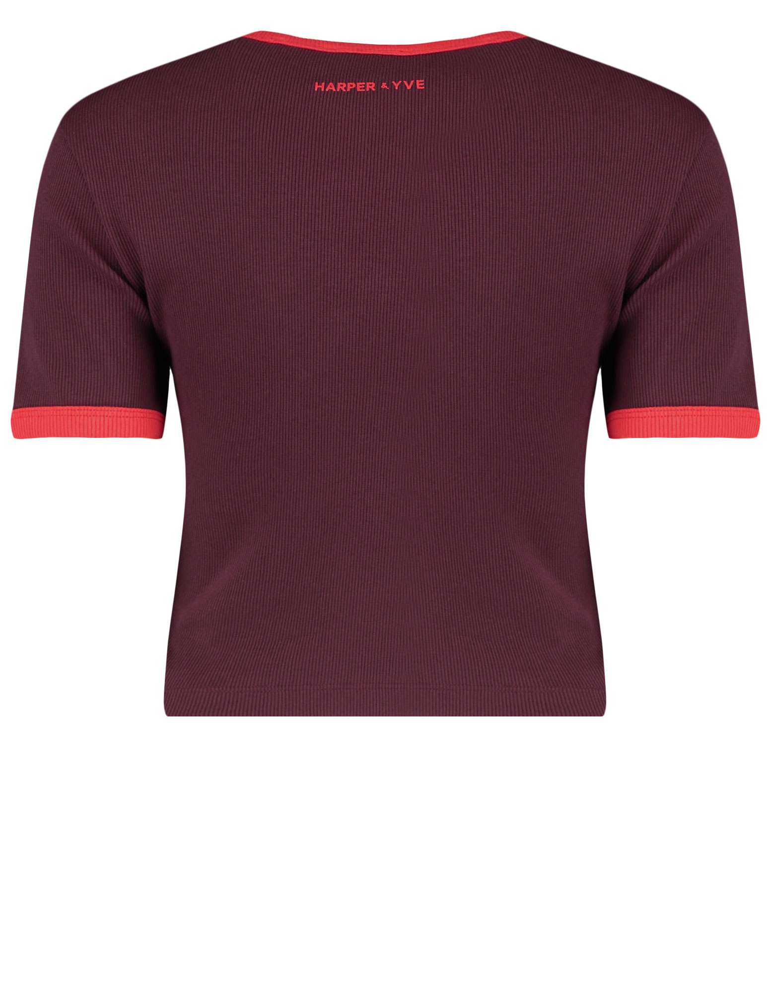 Harper & Yve T-shirt Desert flower SS6Y305 Donker Paars