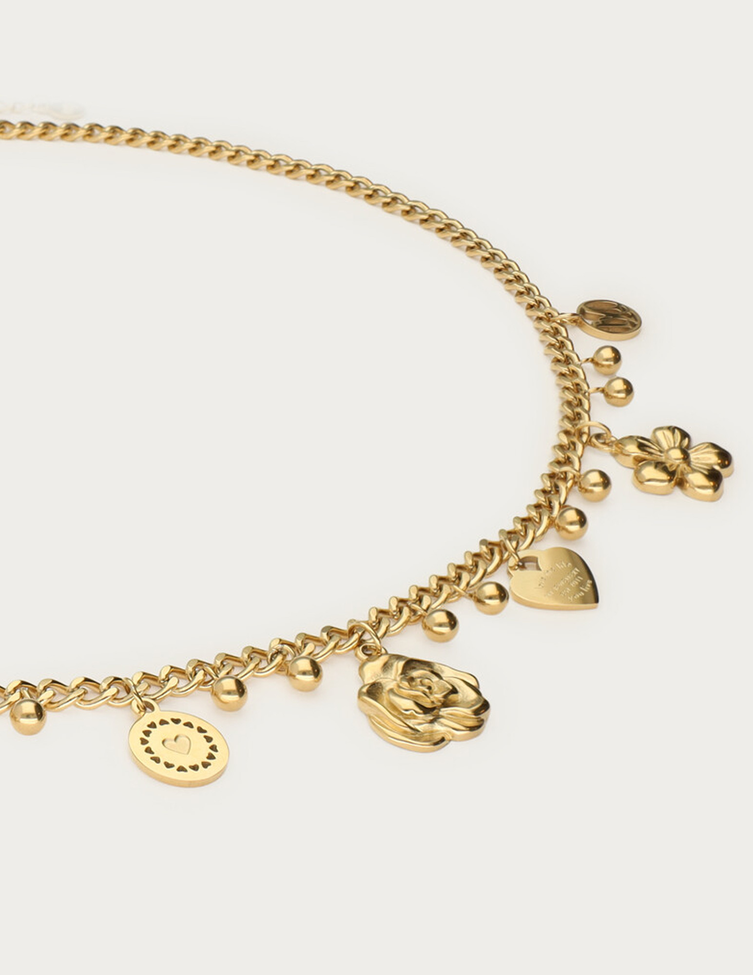 My Jewellery Botanical ketting met candy bloemen MJ13755 Goud