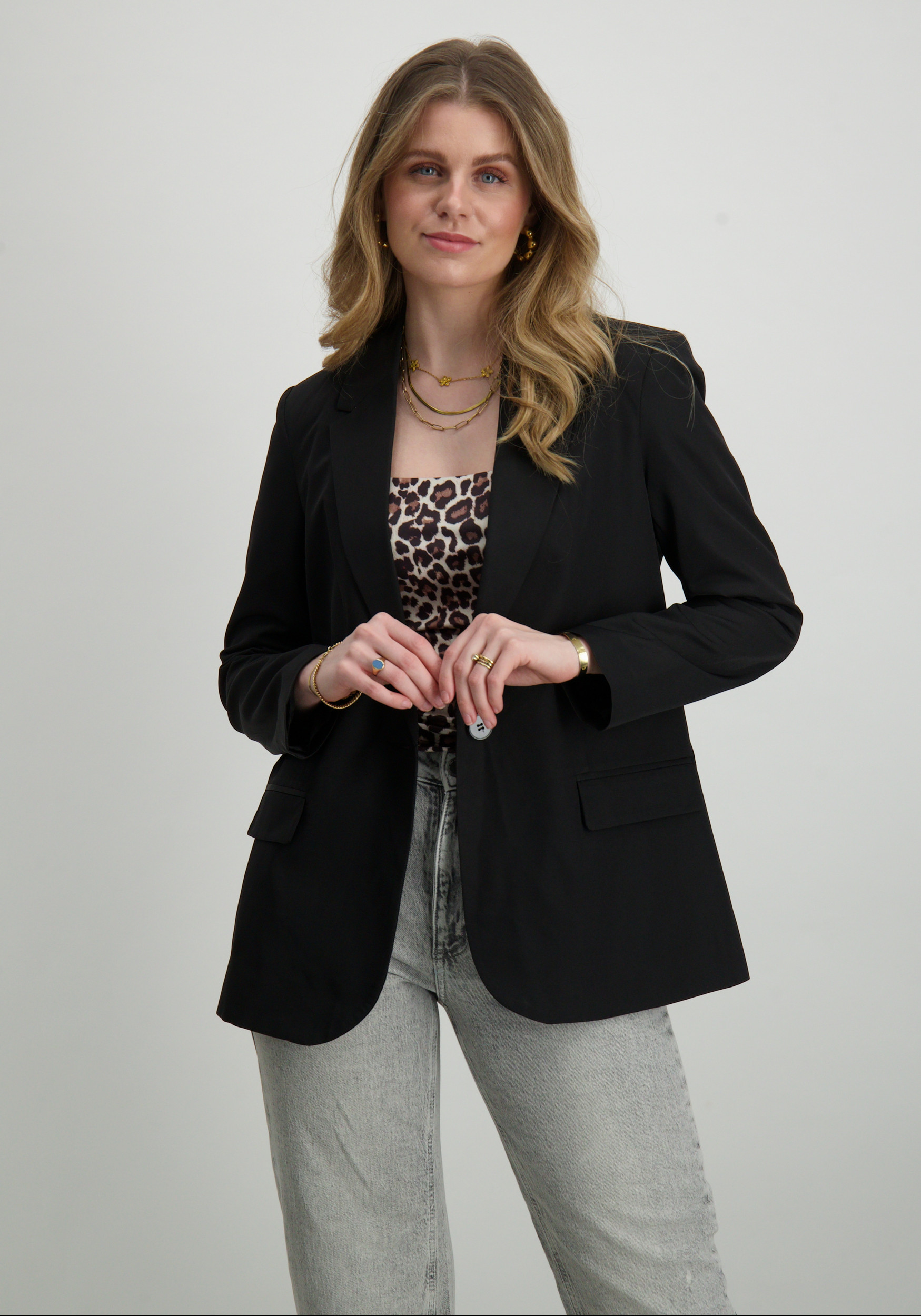 Vero moda Blazer Raya 10313919 Zwart